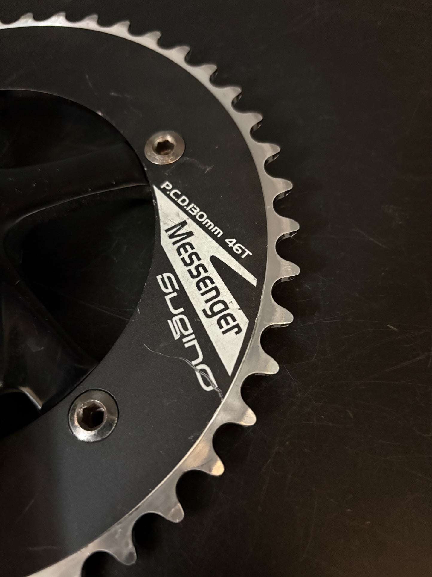 Sugino Messenger Crankset Black 170mm 46t