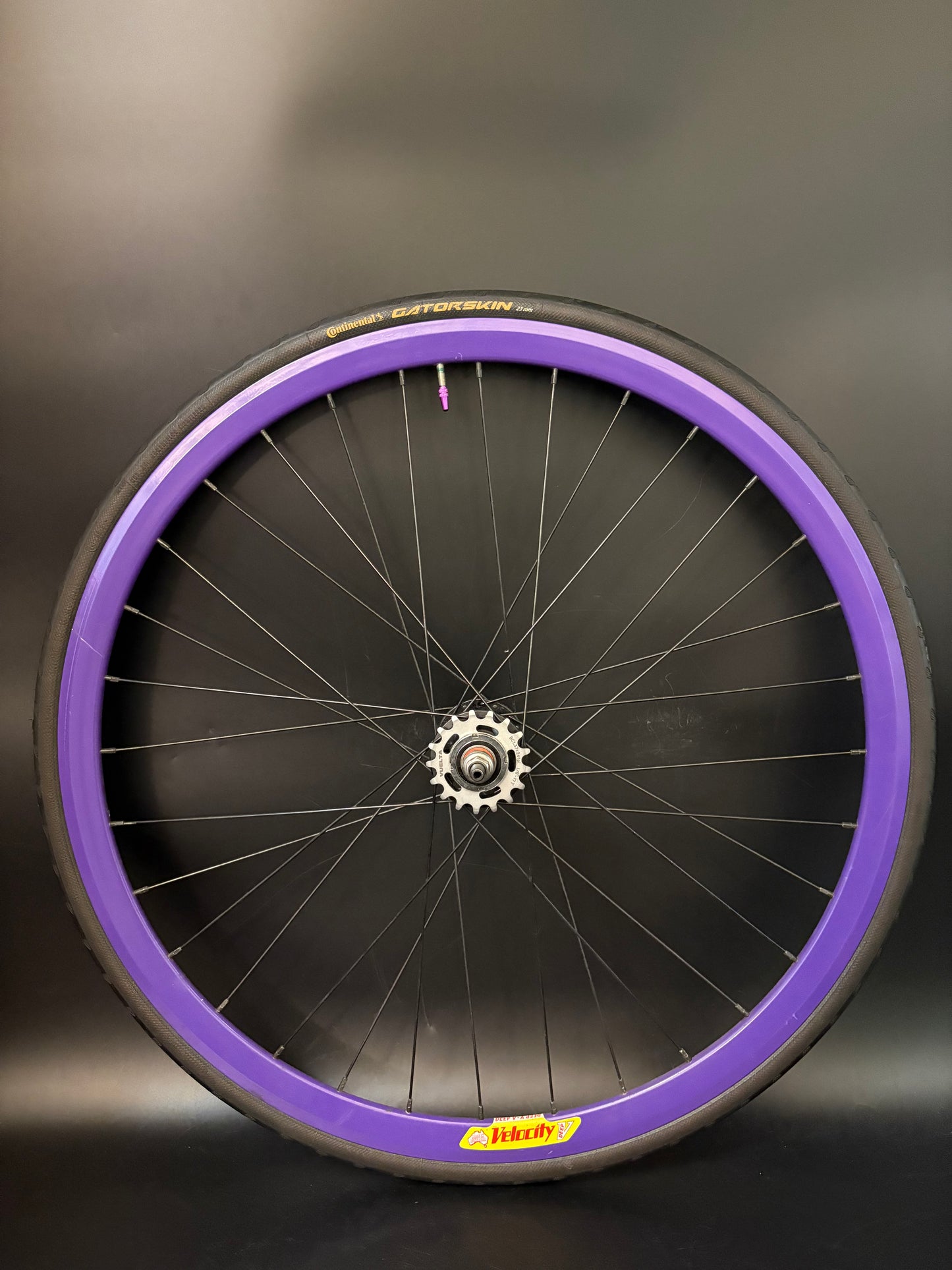 Velocity Deep V Purple / Origin 8 Wheelset 32h