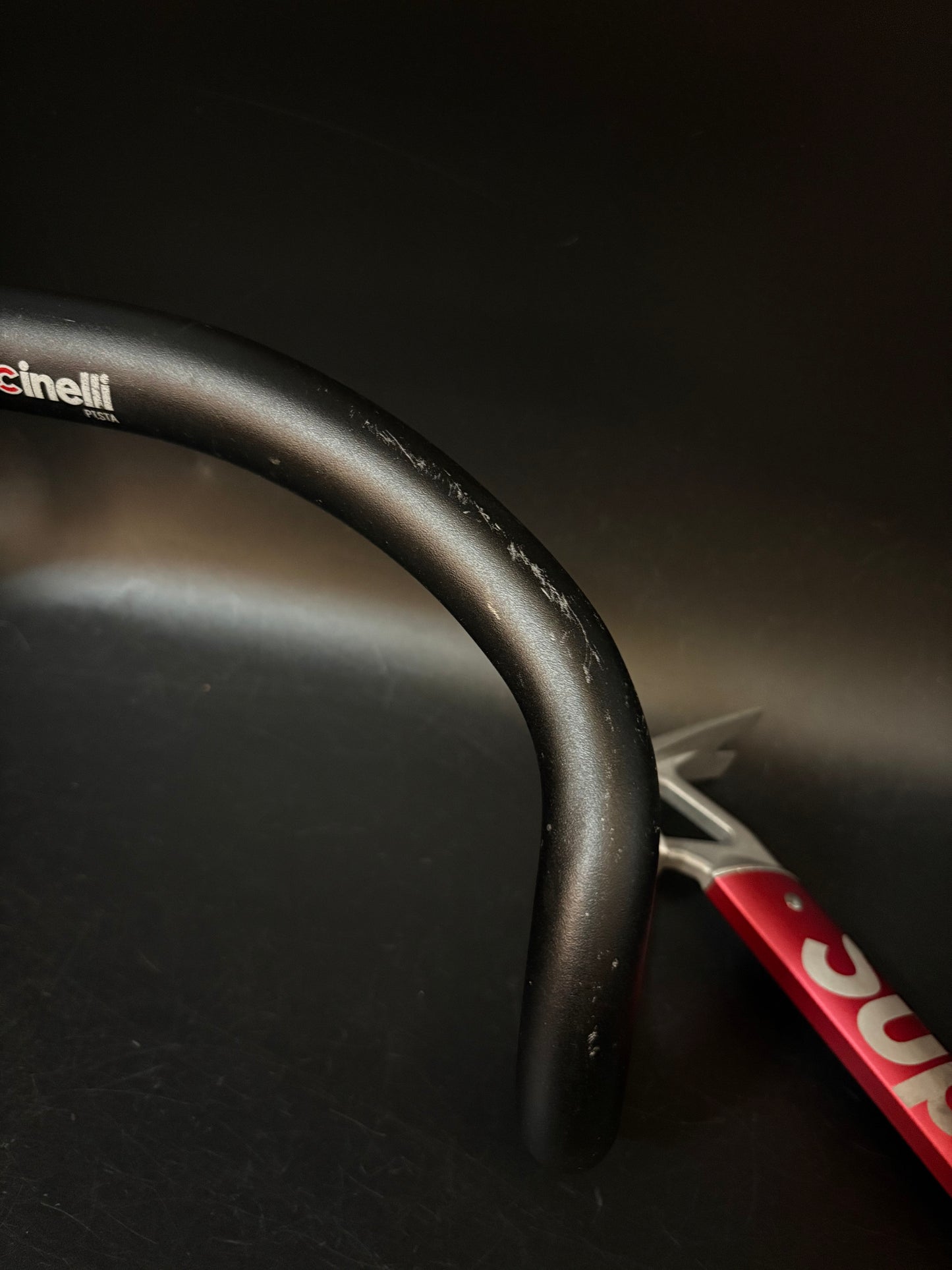 Cinelli Pista Drop Handlebar Black 42cm 31.8
