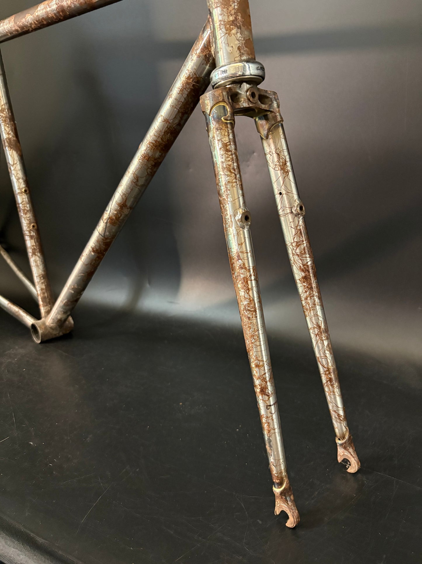Chas’ Cinelli Mash Work Frameset Raw Prototype #1 55cm