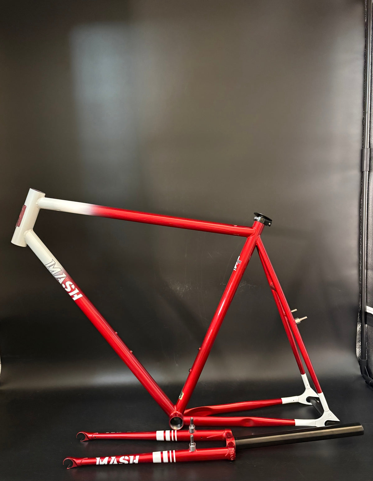 NEW Mash Steel Frameset Red / White Large 57cm