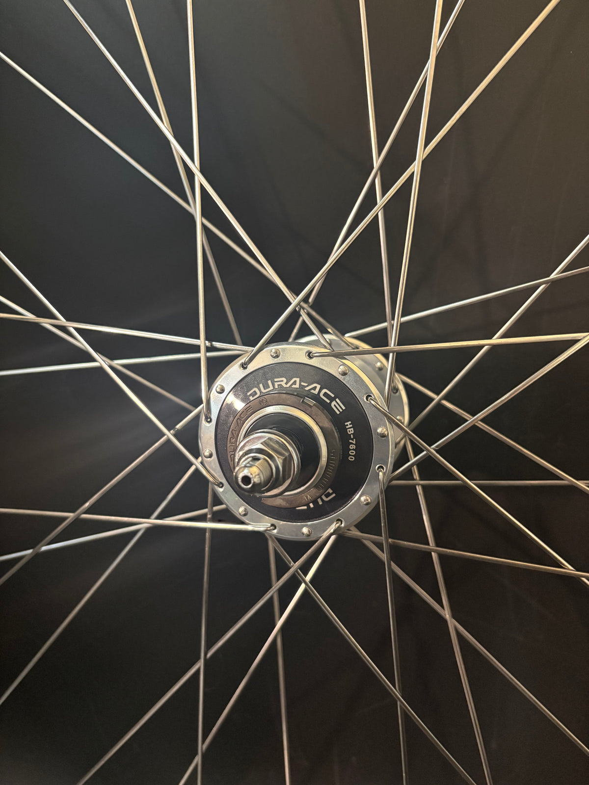 H Plus Son Tb14 / Dura Ace 7600 Wheelset Silver 32h