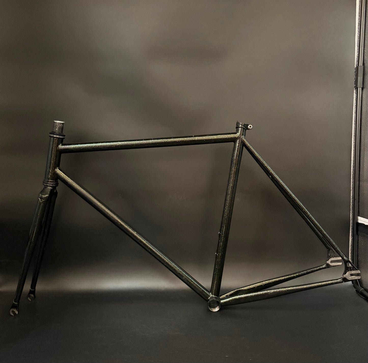 All City Big Block Frameset Green Sparkle 52cm