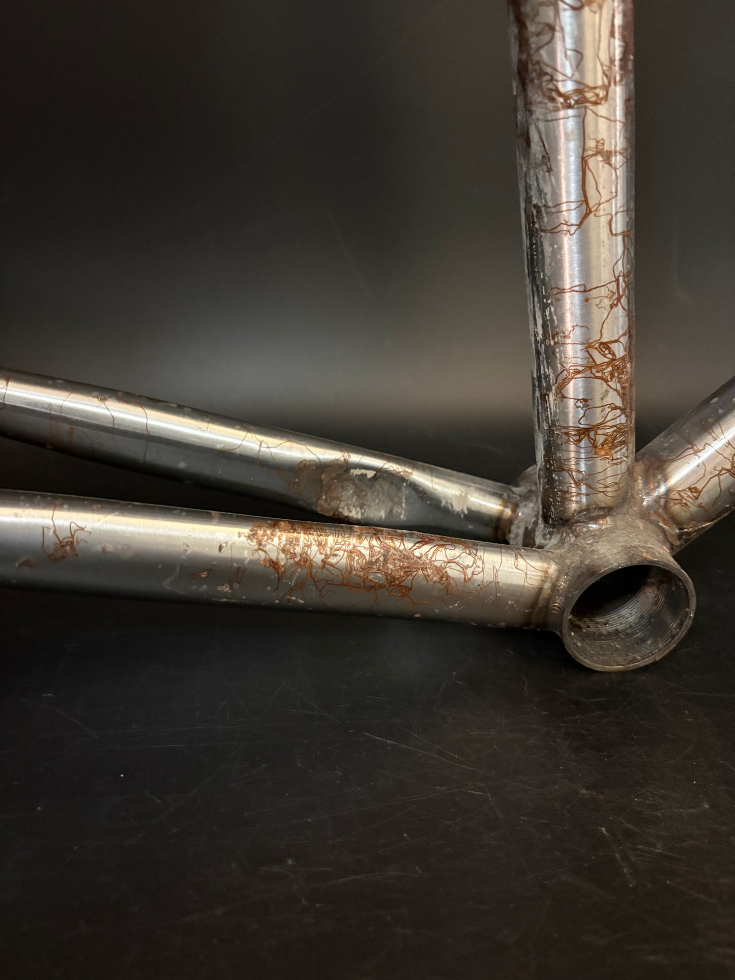 Chas’ Cinelli Mash Work Frameset Raw Prototype #1 55cm