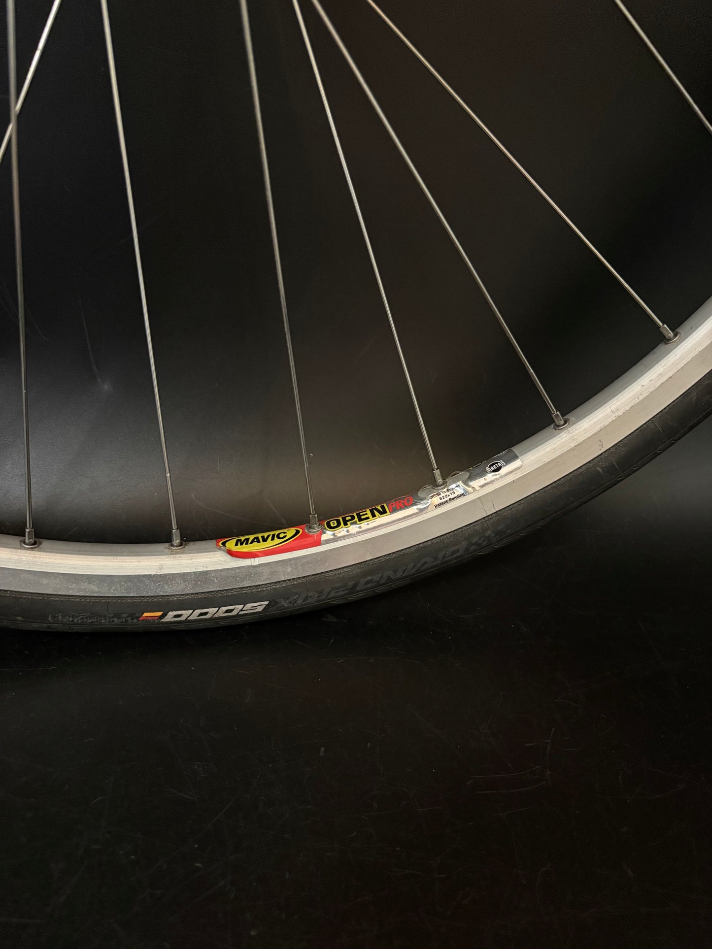 Mavic Open Pro / Campagnolo Record LF Wheelset Silver 32h
