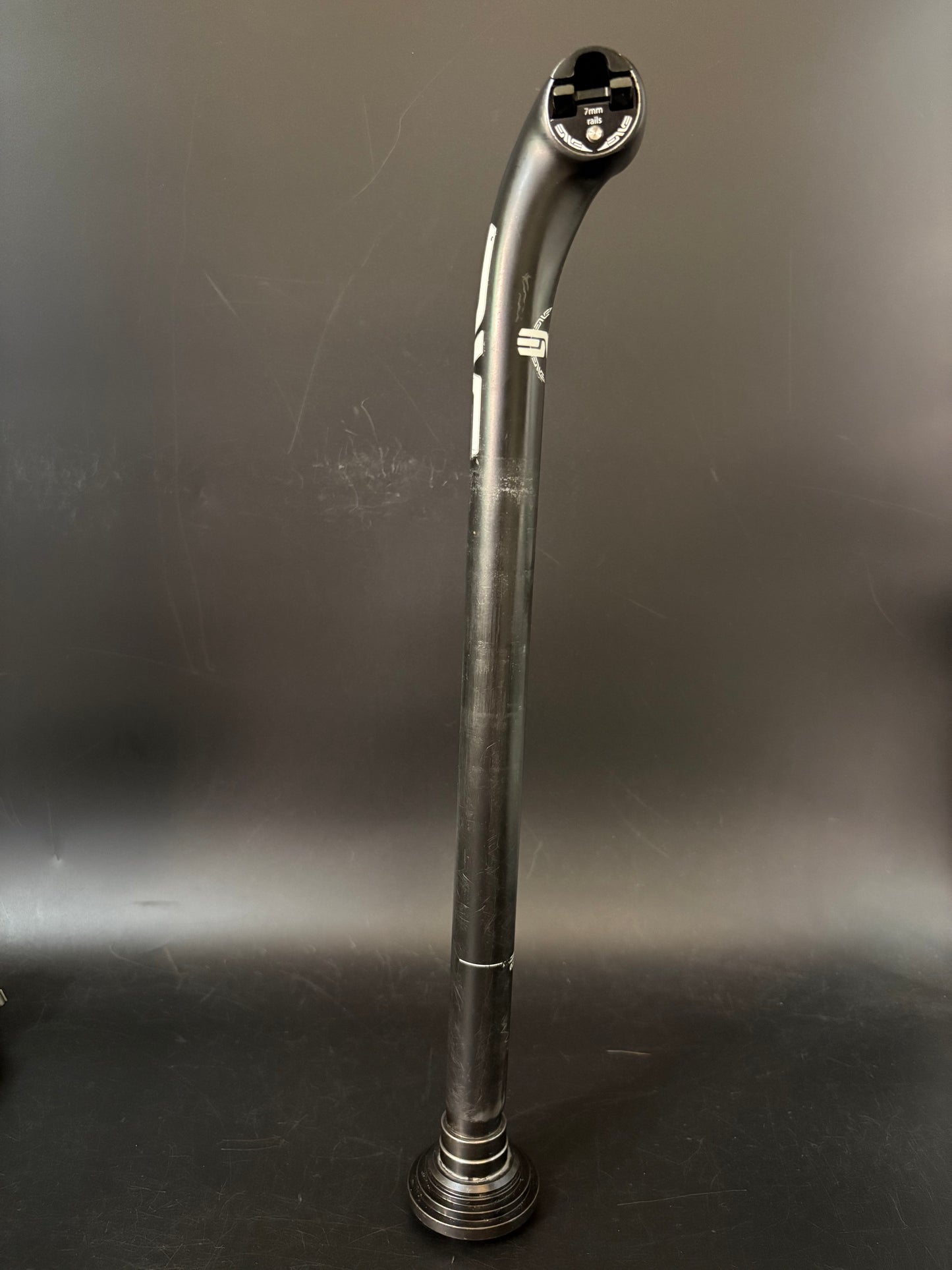 Enve White Logo Setback Seatpost Carbon 27.2 400mm
