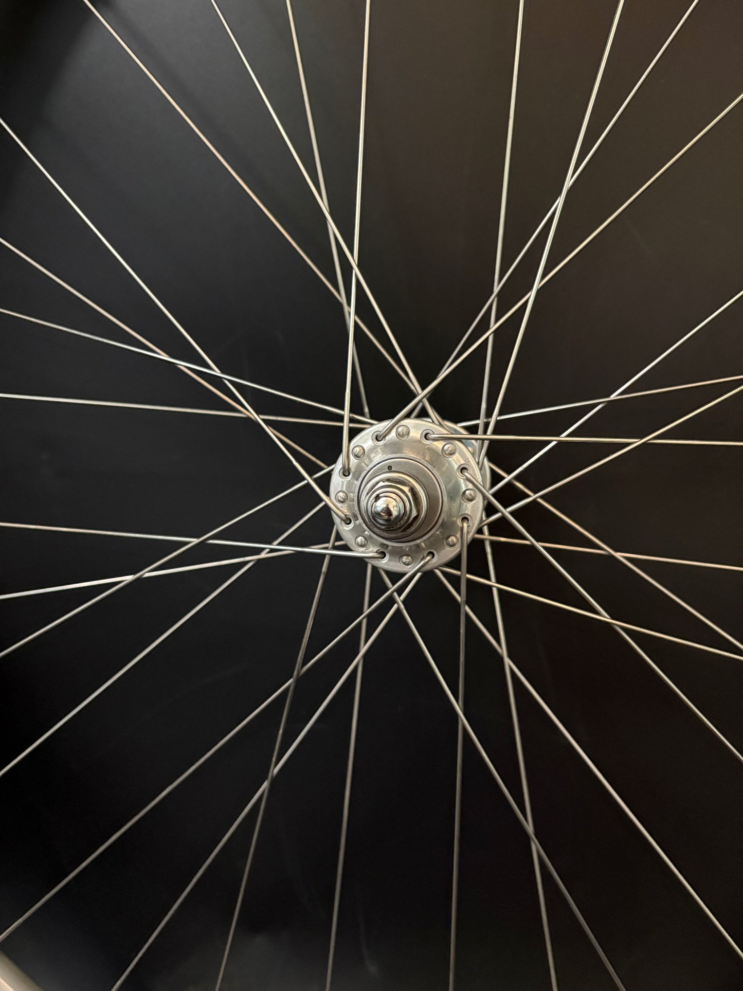 Mavic Open Pro / Campagnolo Record LF Wheelset Silver 32h