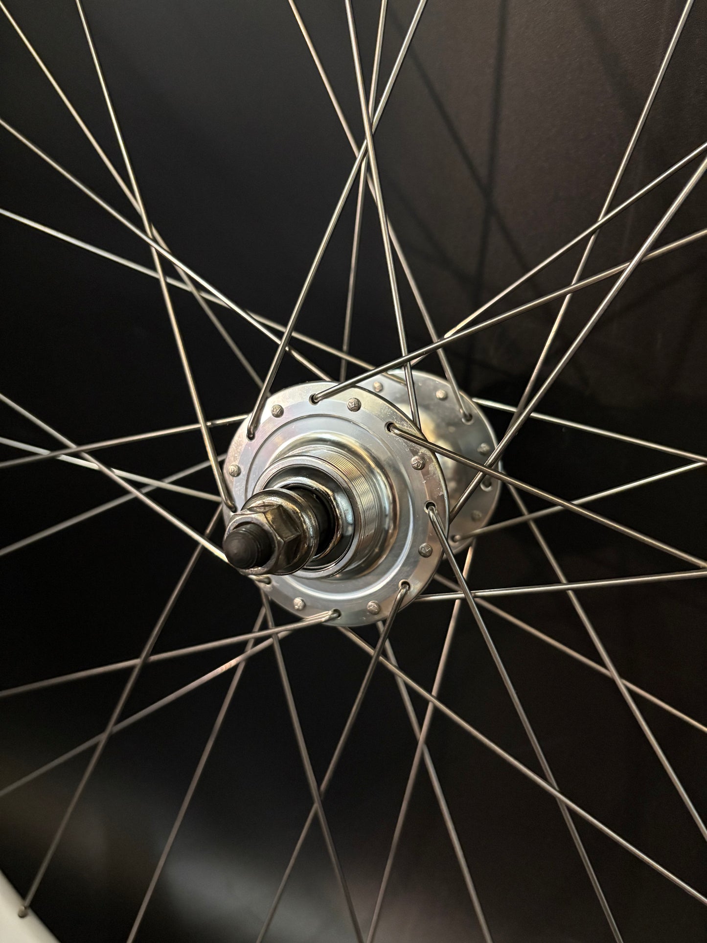 Shroom Components White Machined Wheelset 32h