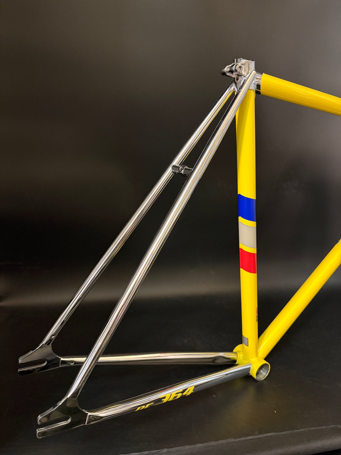 Look AC 364 Frameset Yellow/Chrome Medium