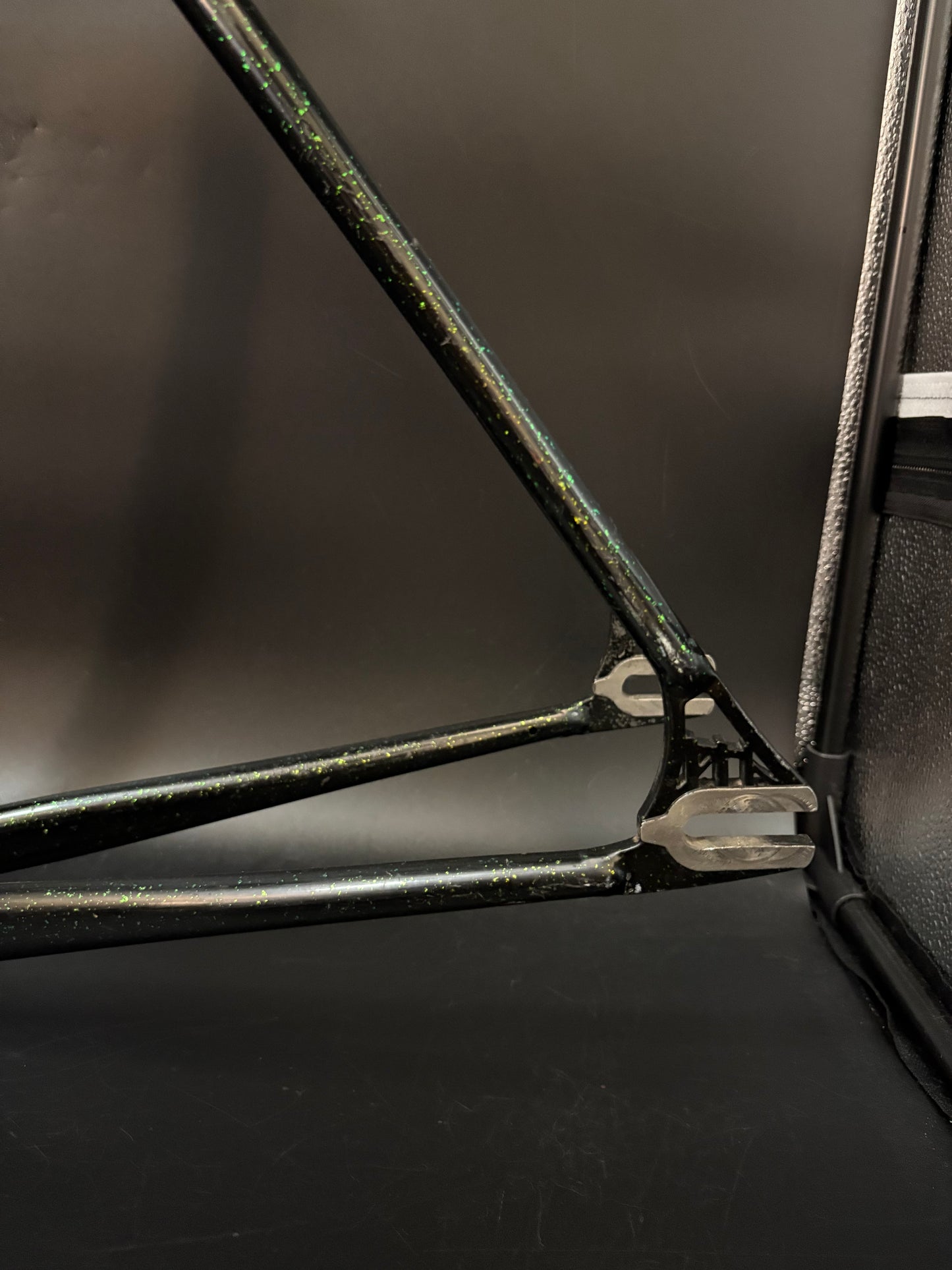 All City Big Block Frameset Green Sparkle 52cm