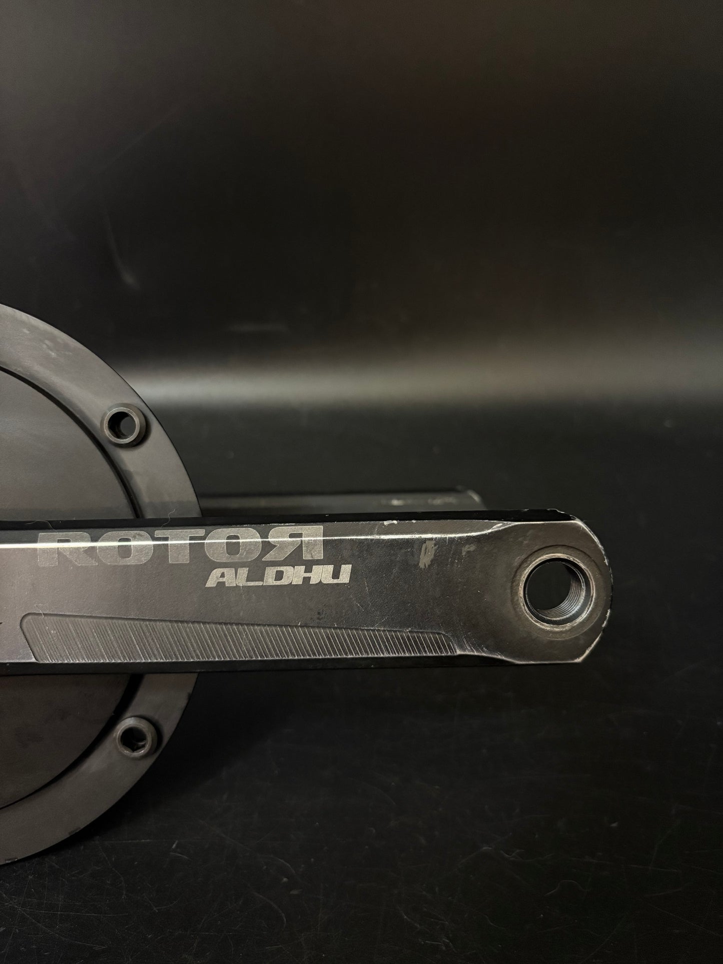 Rotor Aldhu Crankset Black 165mm