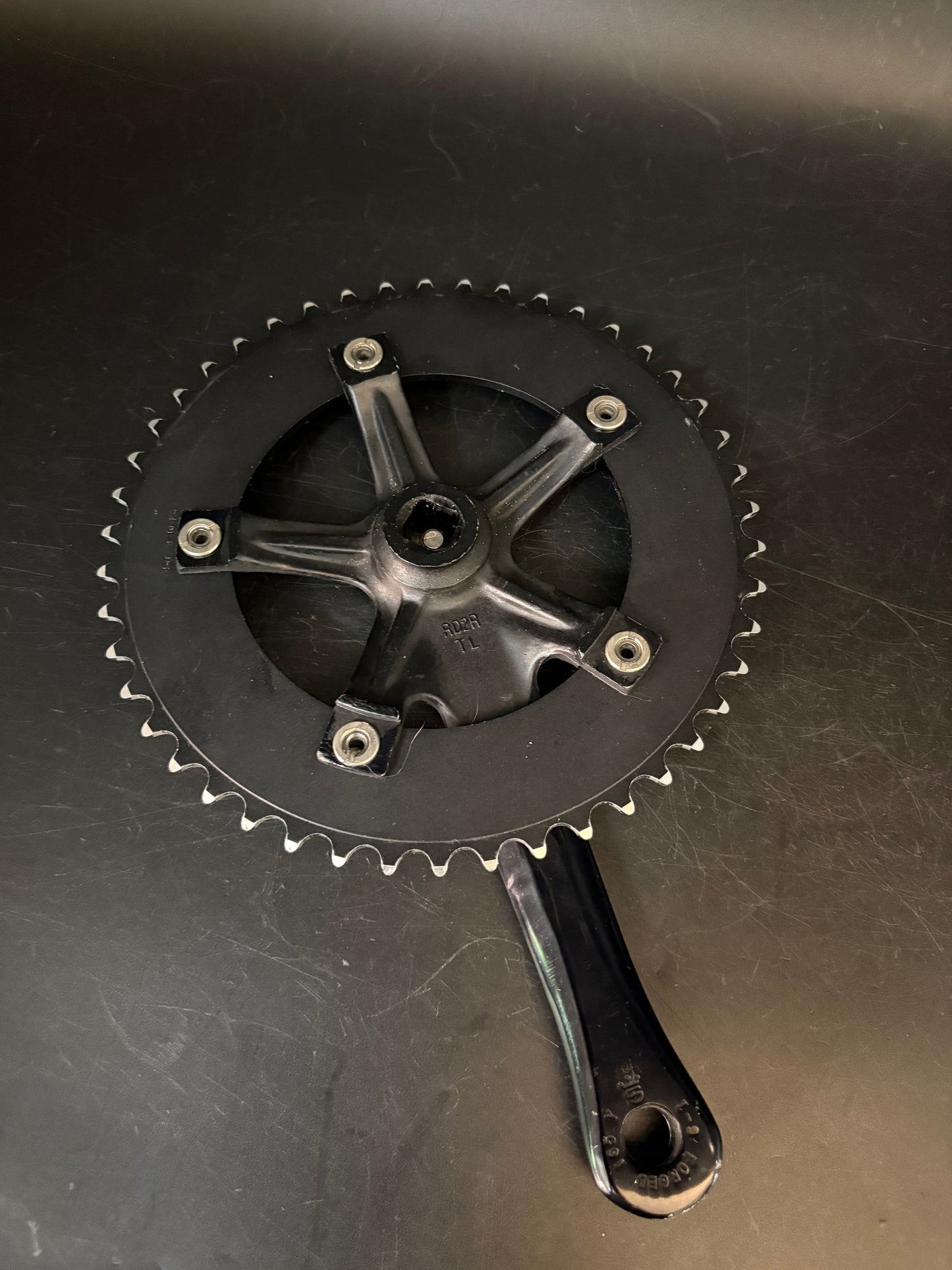 Sugino Messenger Crankset Black 165mm 46t