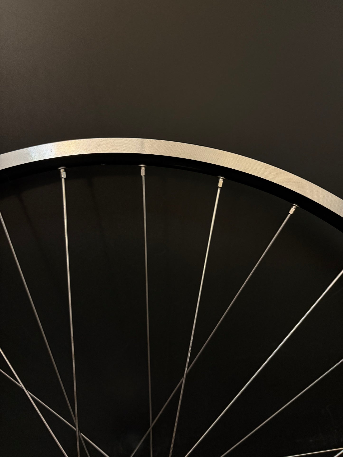 Mavic Open Pro Black Machined / Dura Ace 7710 Low Flange Wheelset 32h