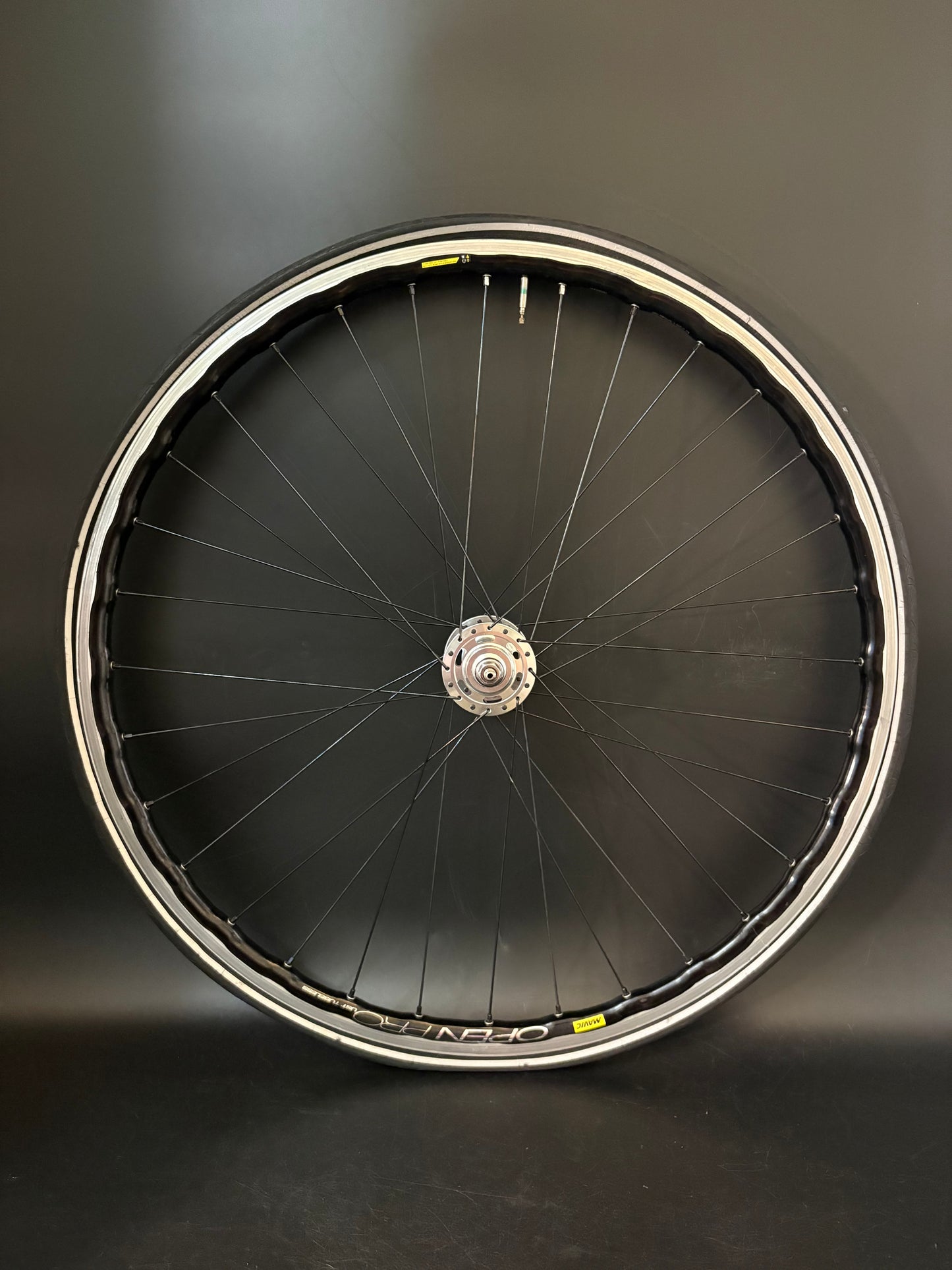 Mavic Open Pro UST Machined / Elite Shope Carbon Hub Wheelset 32h