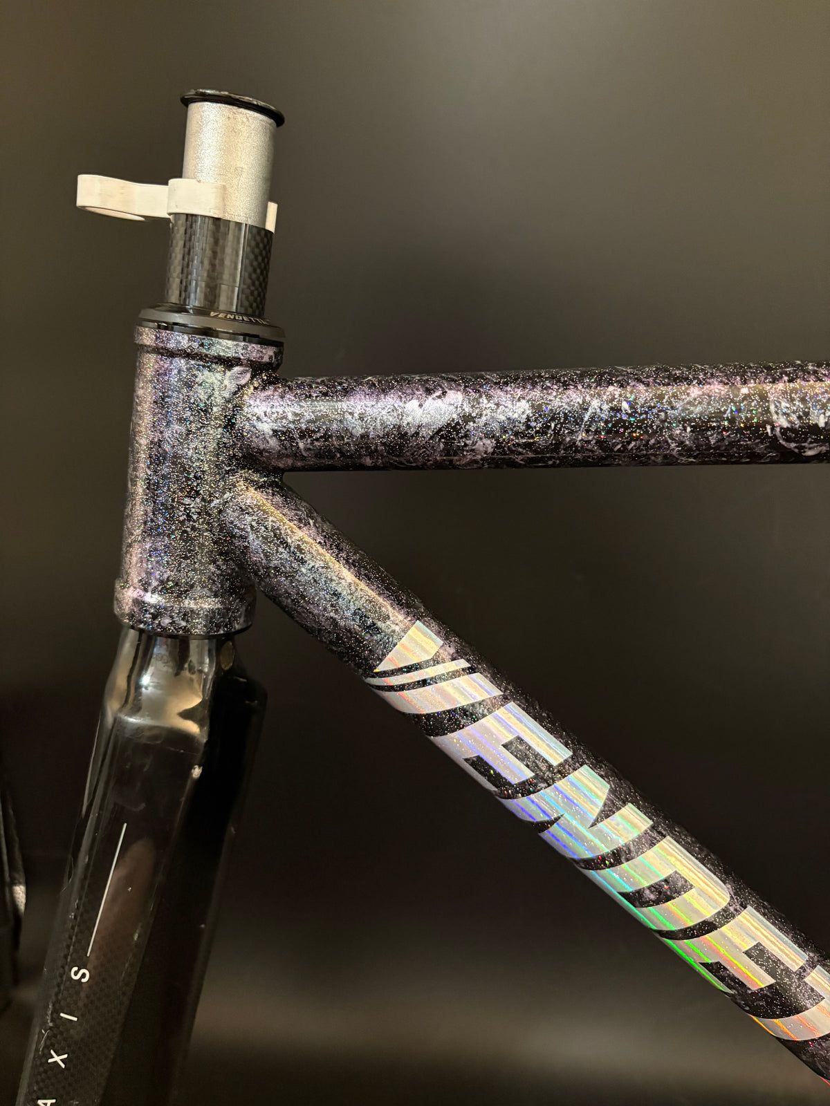 Vendetta Triple T Frameset Purple Marble Sparkle XS