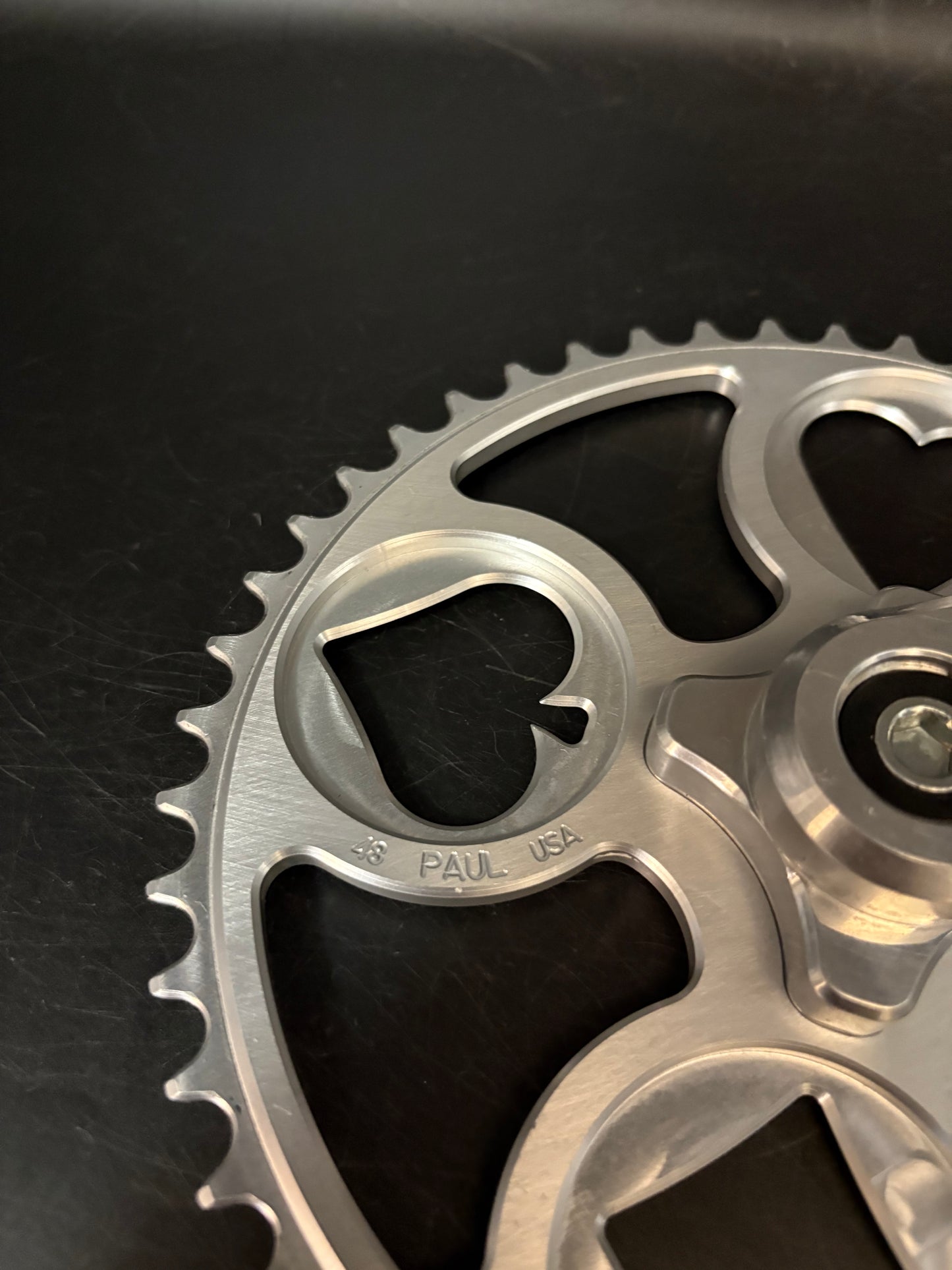 Paul Royal Flush Crankset Silver 165mm 48t