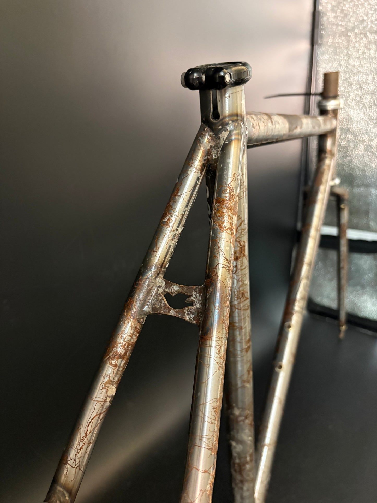 Chas’ Cinelli Mash Work Frameset Raw Prototype #1 55cm