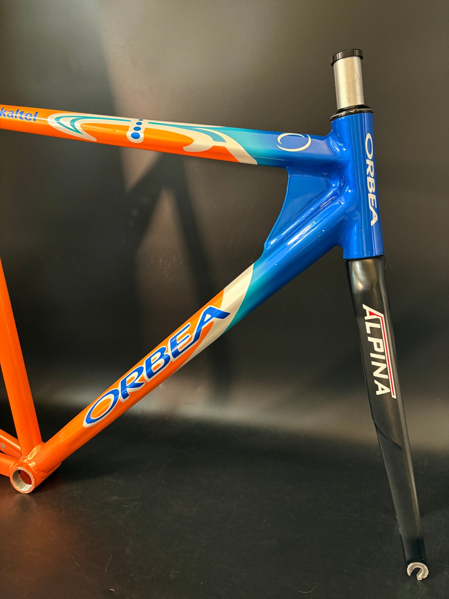 Orbea Lobular Pista Frameset Team Euskaltel Orange/Blue 57sm ST 54cm TT