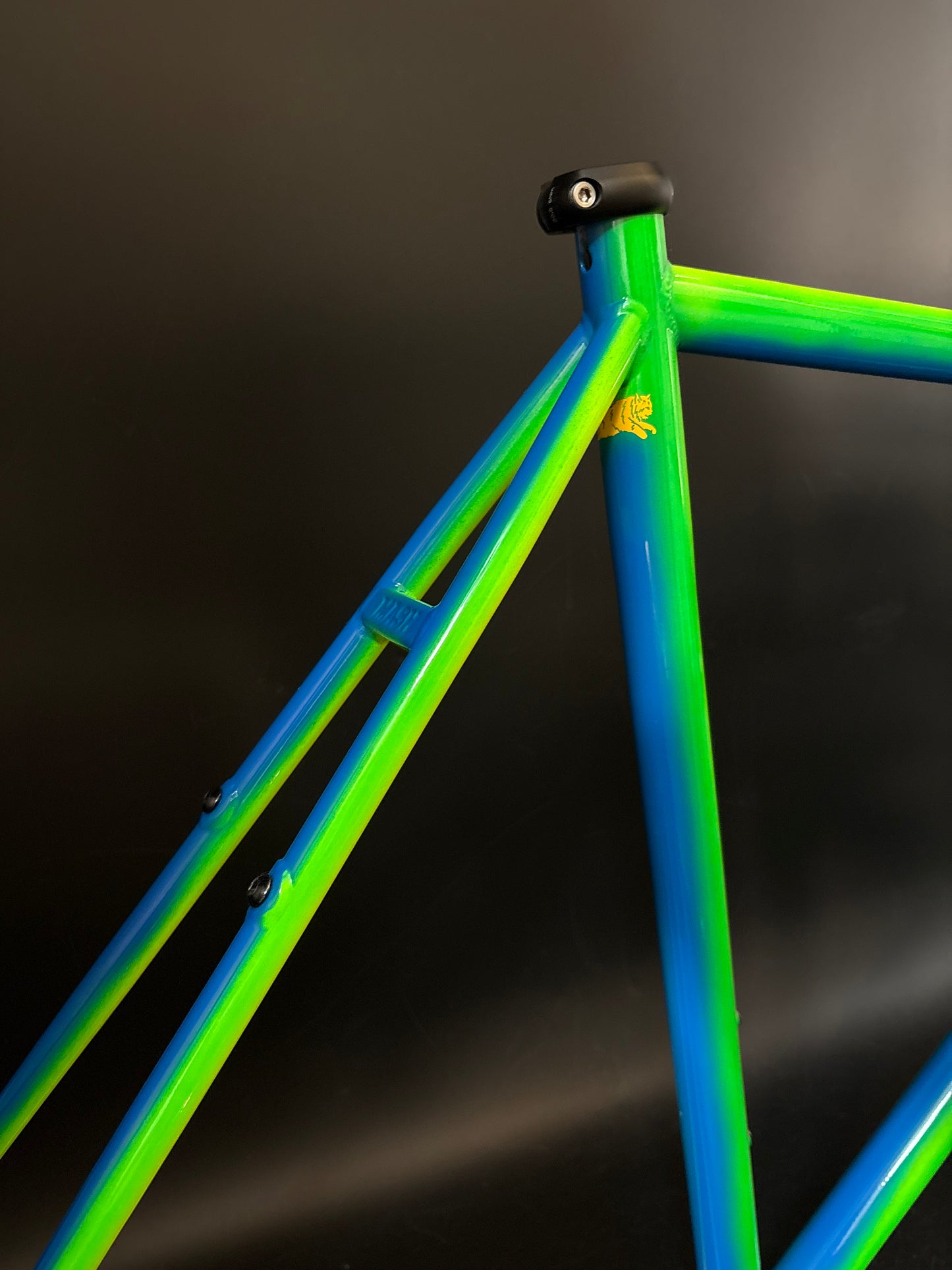 Mash Steel Frameset Neon Blue/Green Fade 53cm S