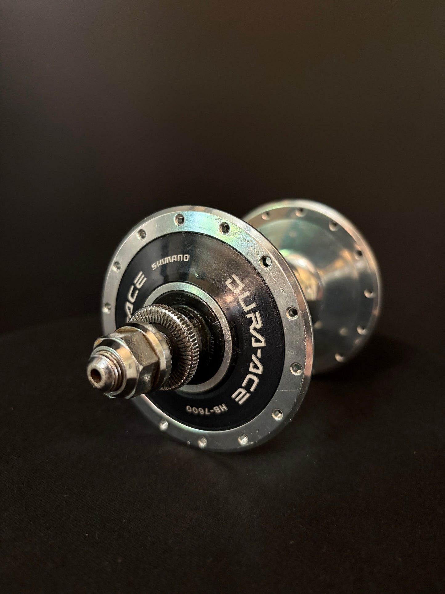 Dura Ace 7600 Rear Track Hub 28h Single Fixed FOR PARTS