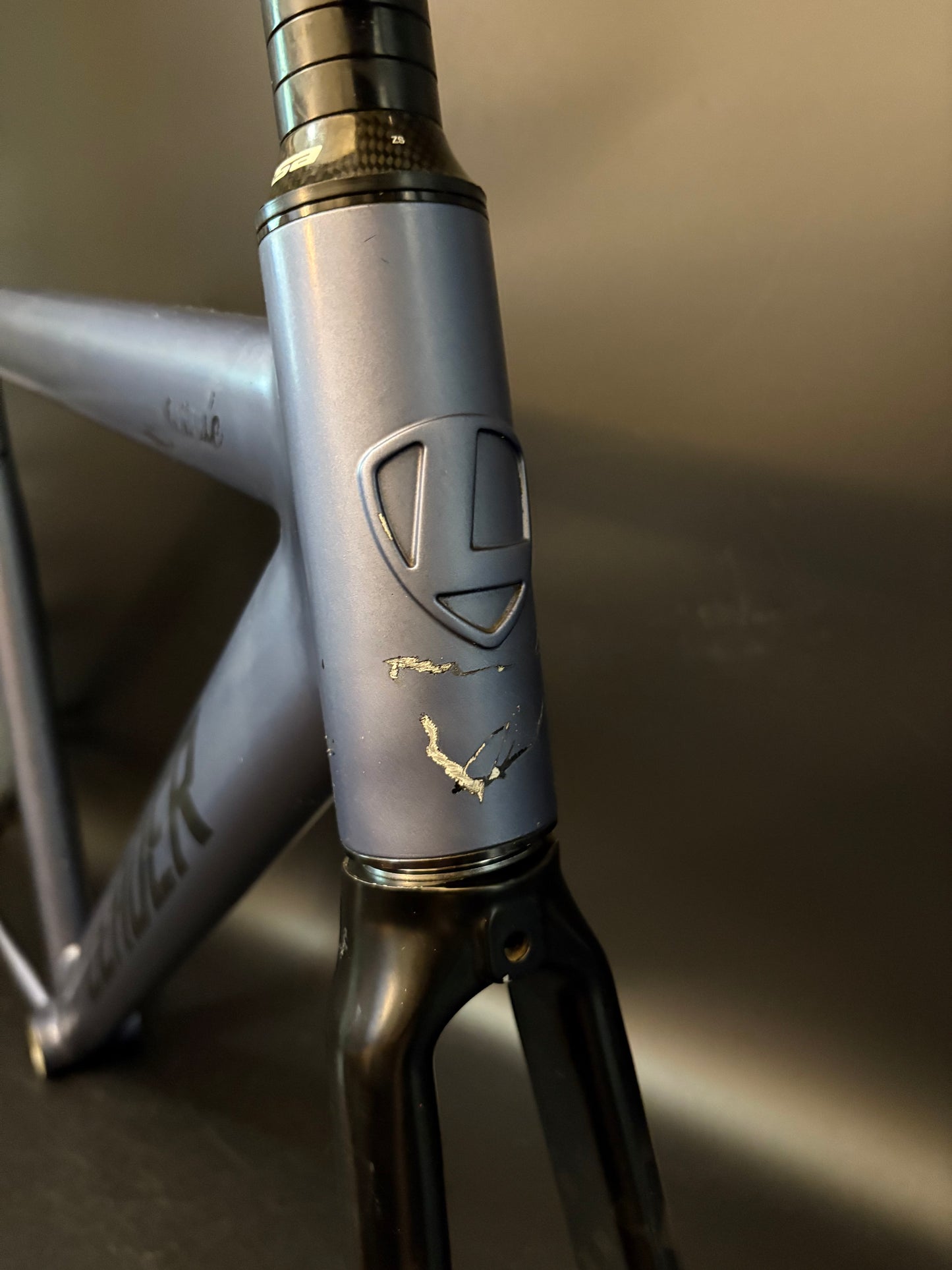 Leader 725 Frameset Pearlescent Blue 55cm