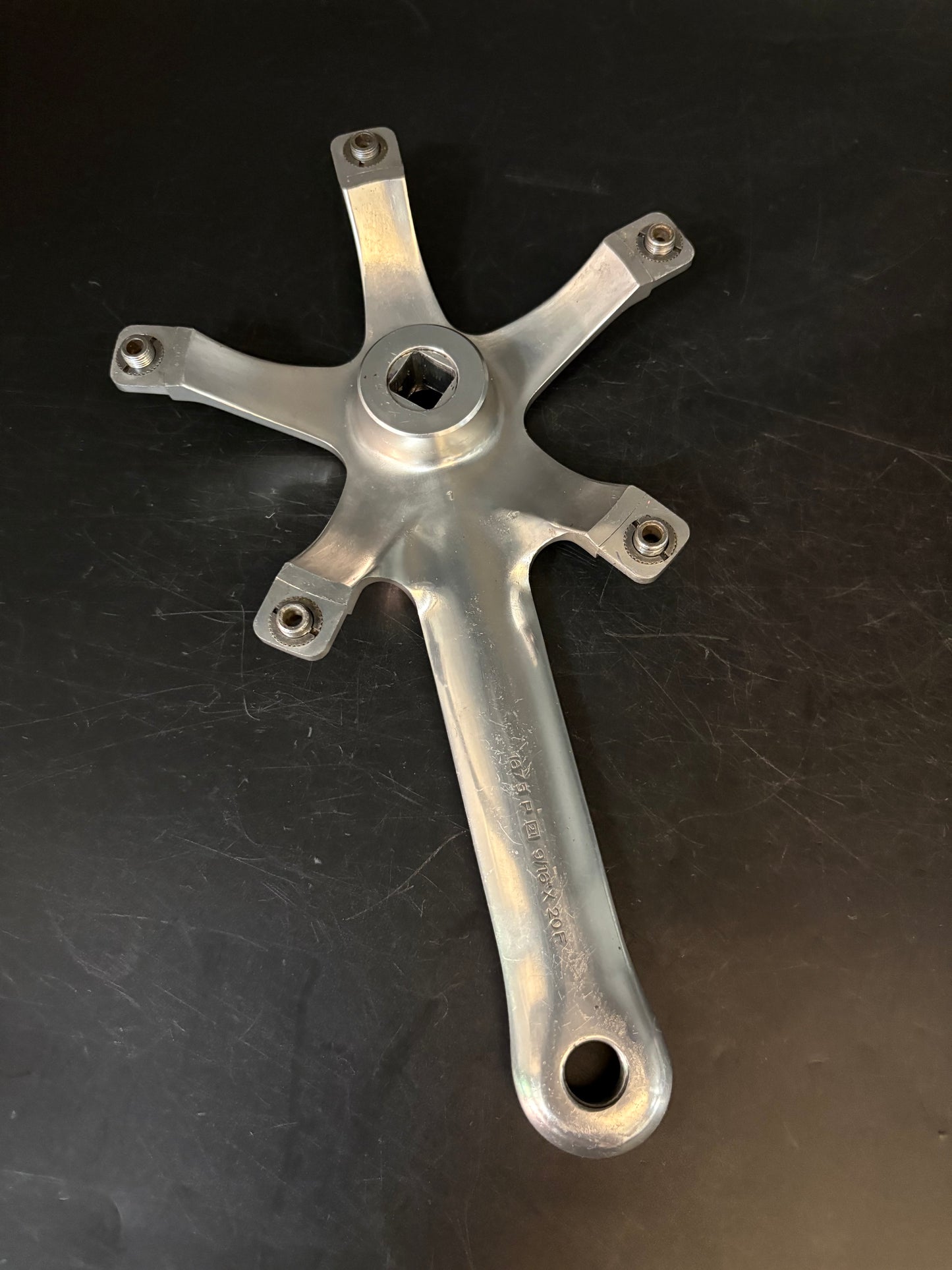 Campagnolo Record Pista Cranks Silver 167.5mm