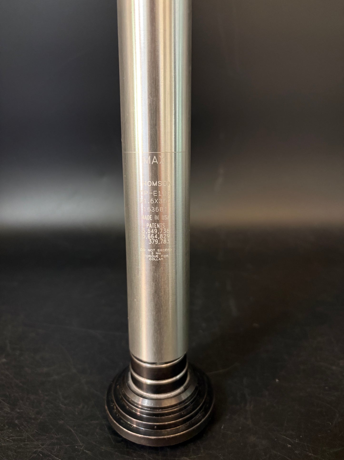 Thomson Elite Seatpost Silver 31.6 367mm
