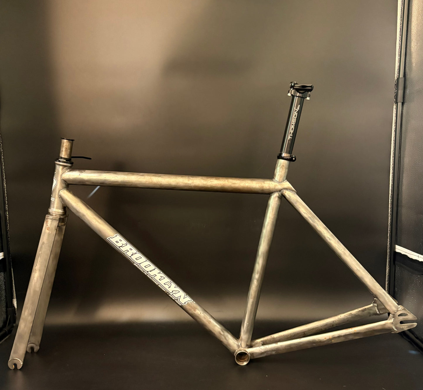 Brooklyn Machine Works Gangsta Track v1 Frameset Raw 54cm