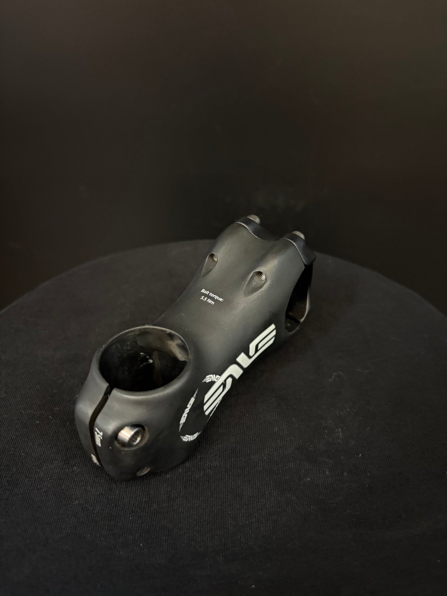 Enve White Logo Stem Carbon 75mm 31.6 6deg