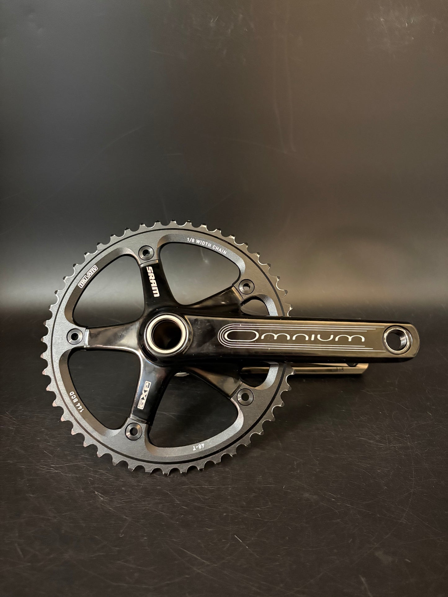 Sram Omnium Crankset Black 165mm 48t