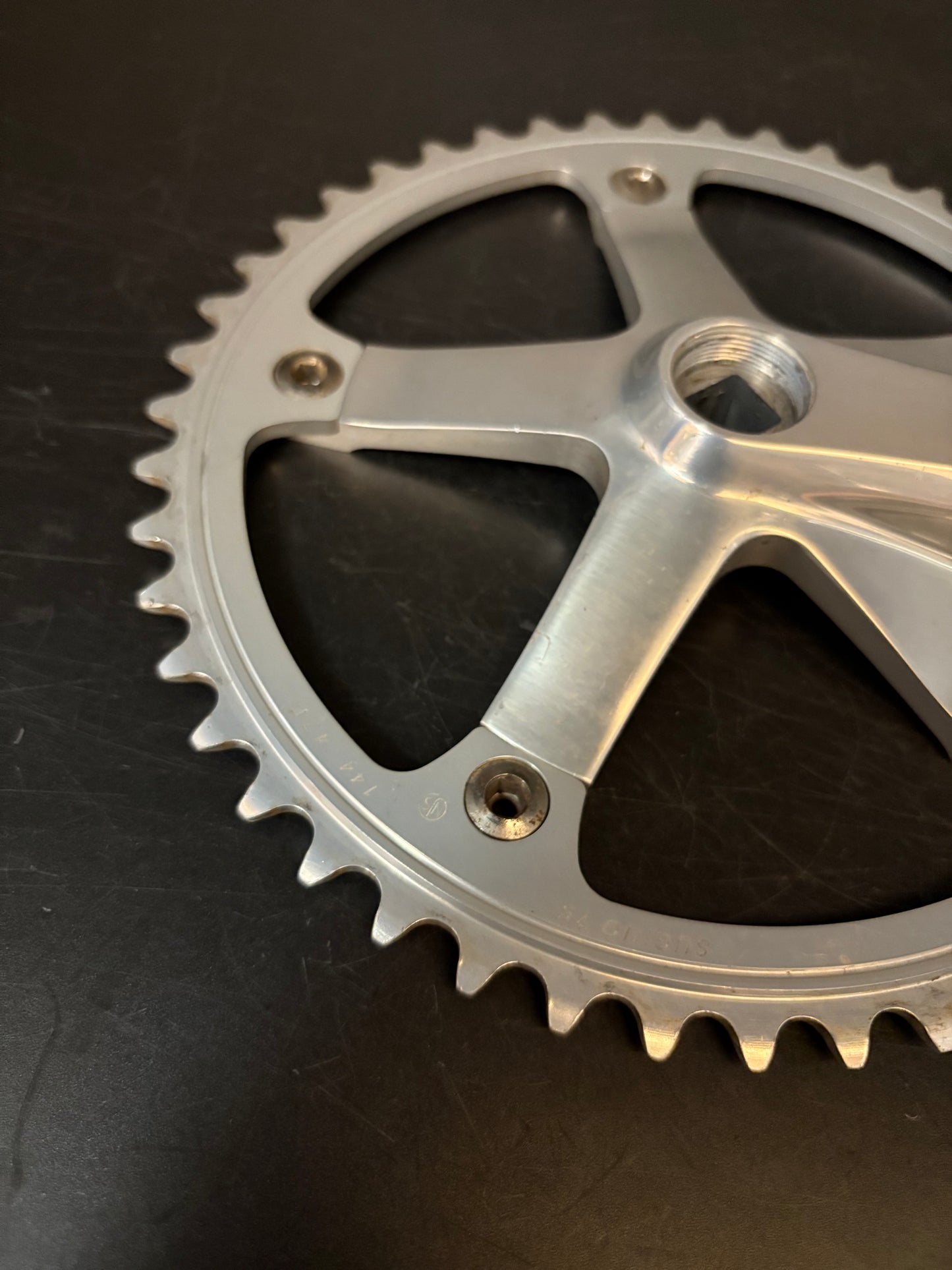 Sugino 75 Crankset Silver 170mm 47t