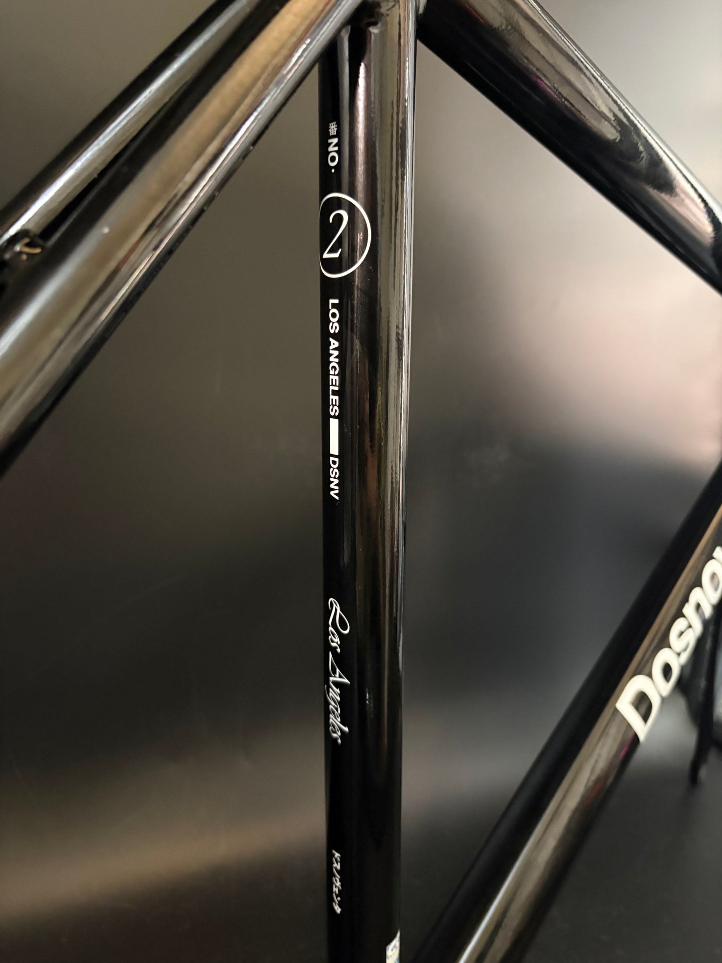Dosnoventa Los Angeles Frameset Black Medium w/ Carbon Bars + Seatpost