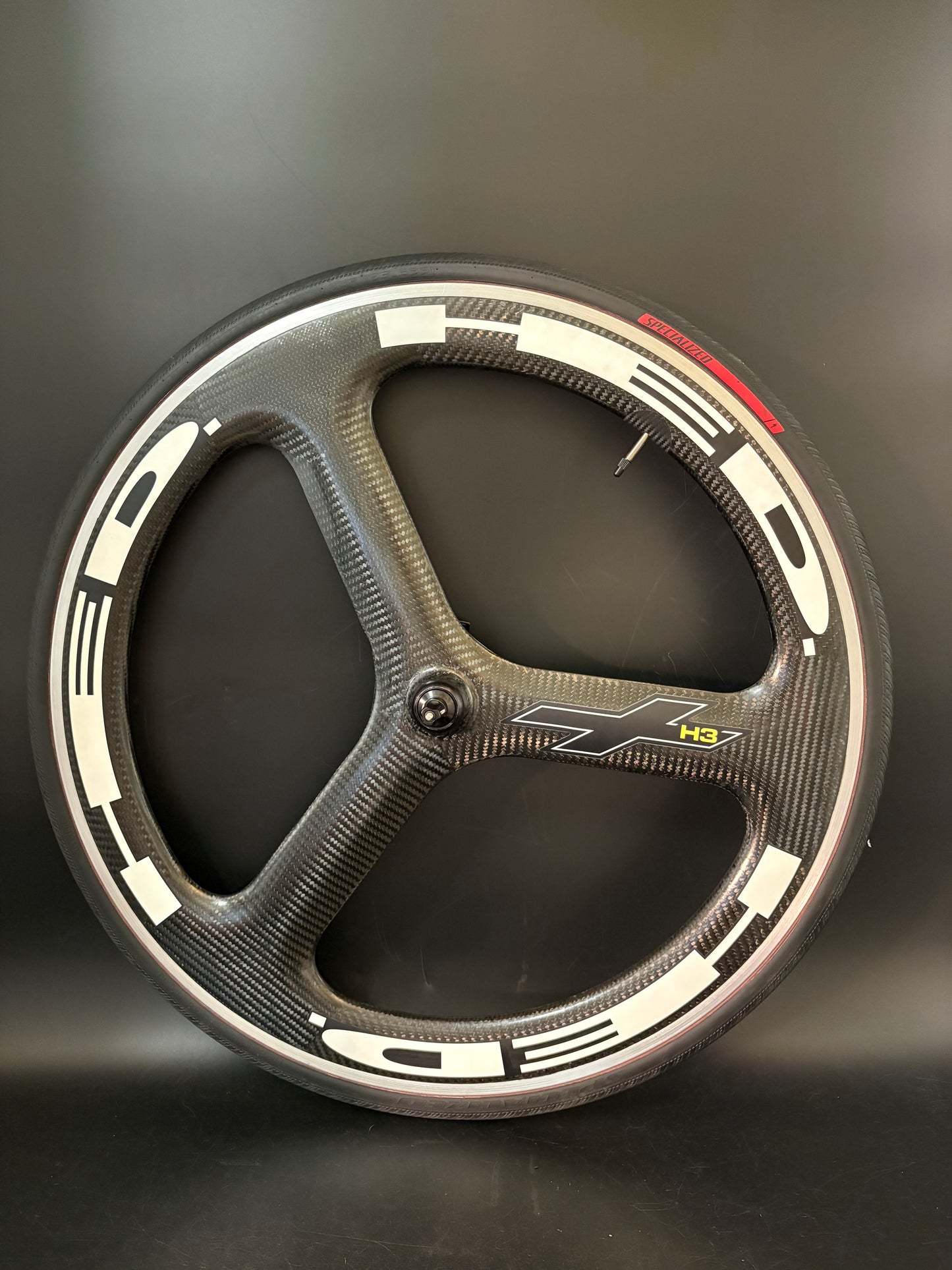 HED H3+ Tri Spoke Front Wheel Carbon Clincher