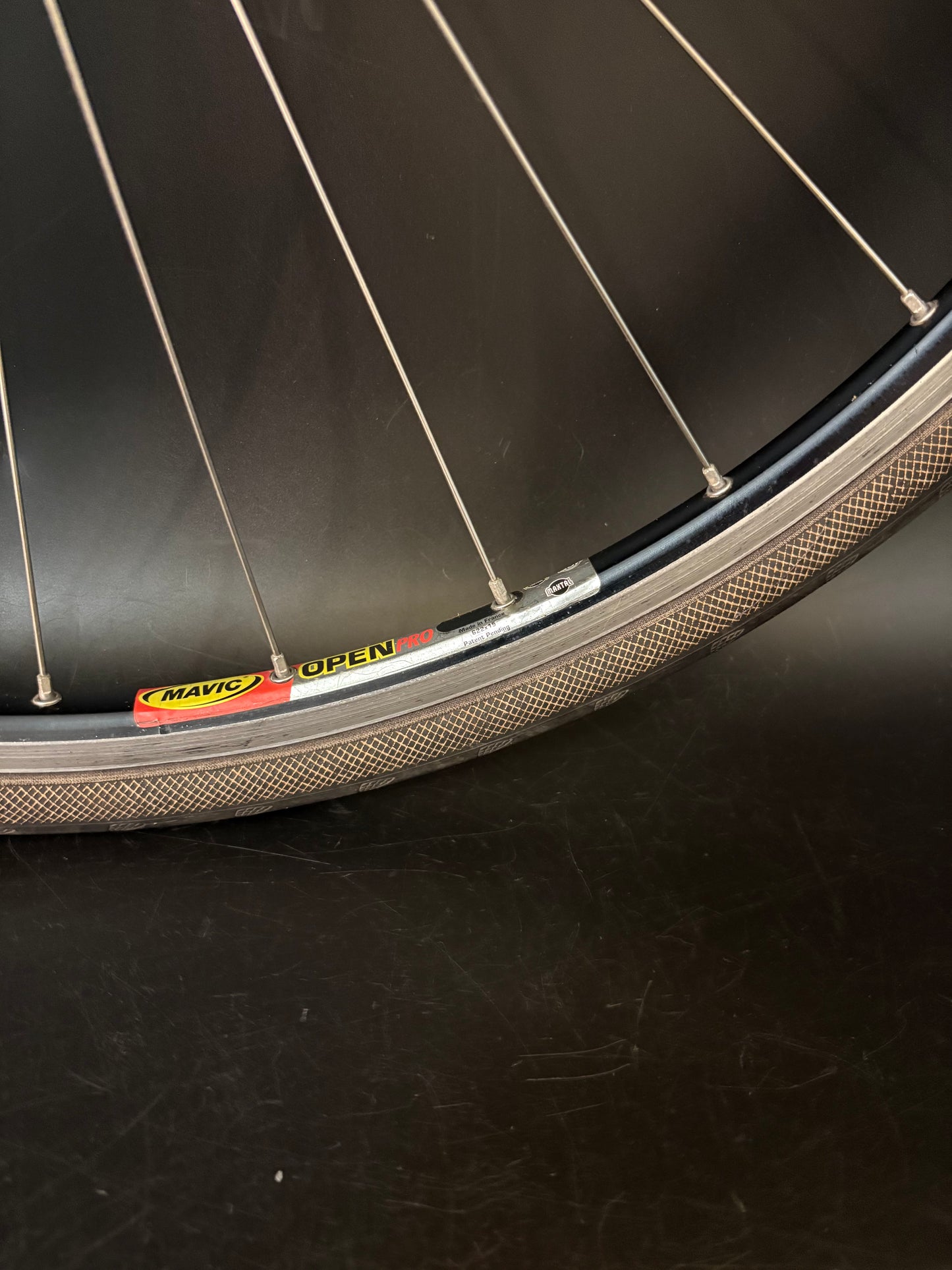 Mavic Open Pro Black / Dura Ace LF 7710 Wheelset 28h