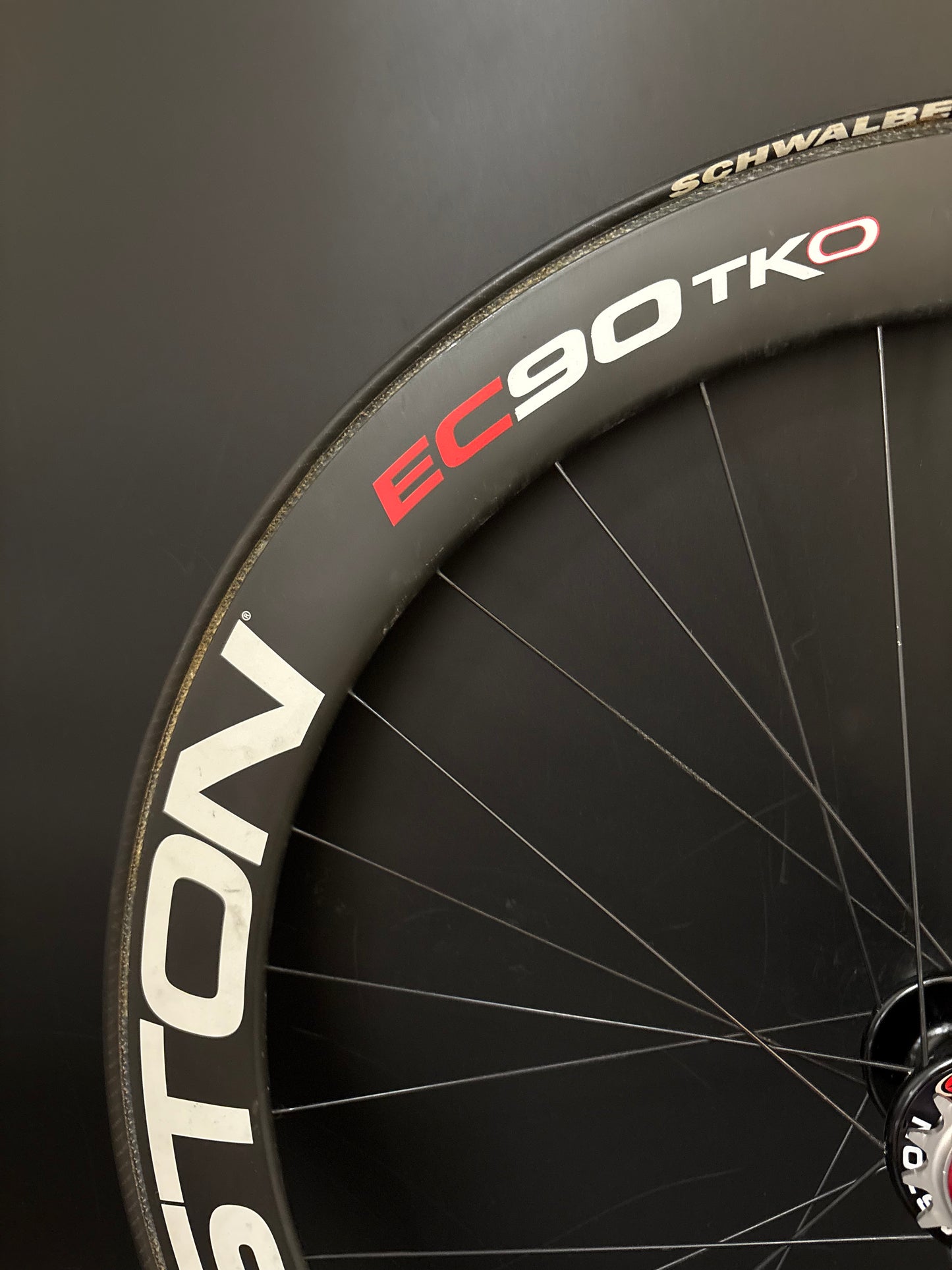 Easton EC90 TKO 55mm Carbon Tubular Wheelset 20/28h
