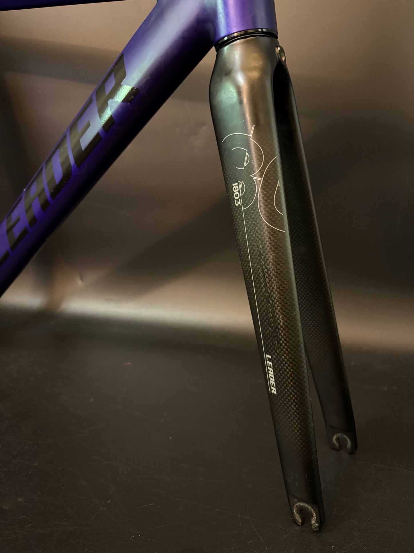 Leader 725 Frameset Purple 53cm ST 55cm TT