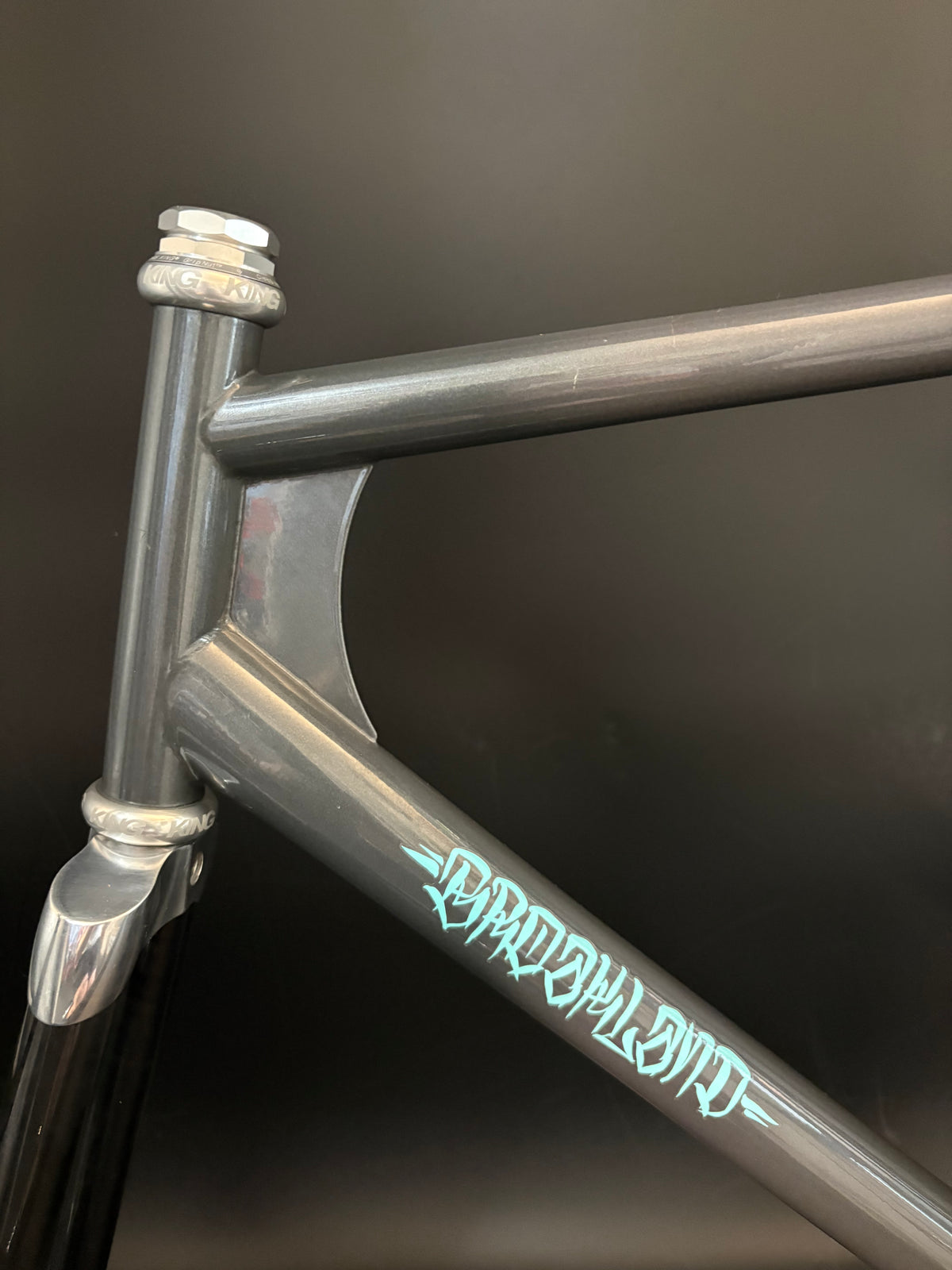 Broakland Pipe Bomb Frameset Grey Sparkle 59cm