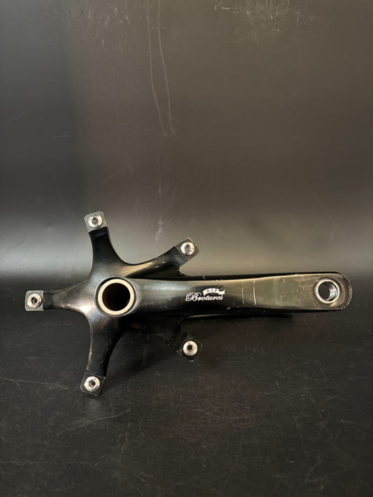 Brotures RIP Cranks Black 165mm