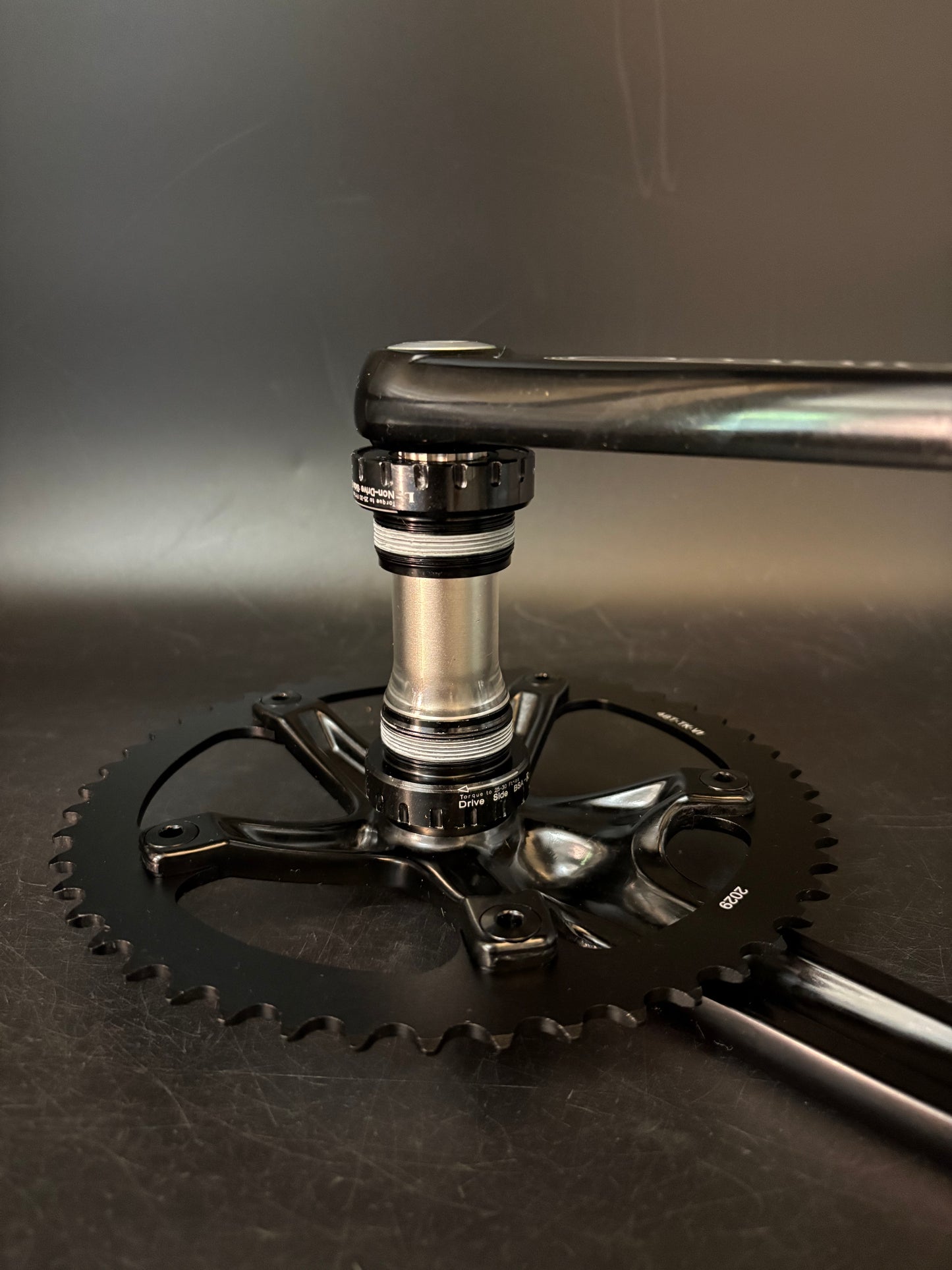 Sram Omnium Crankset Black 165mm 48t