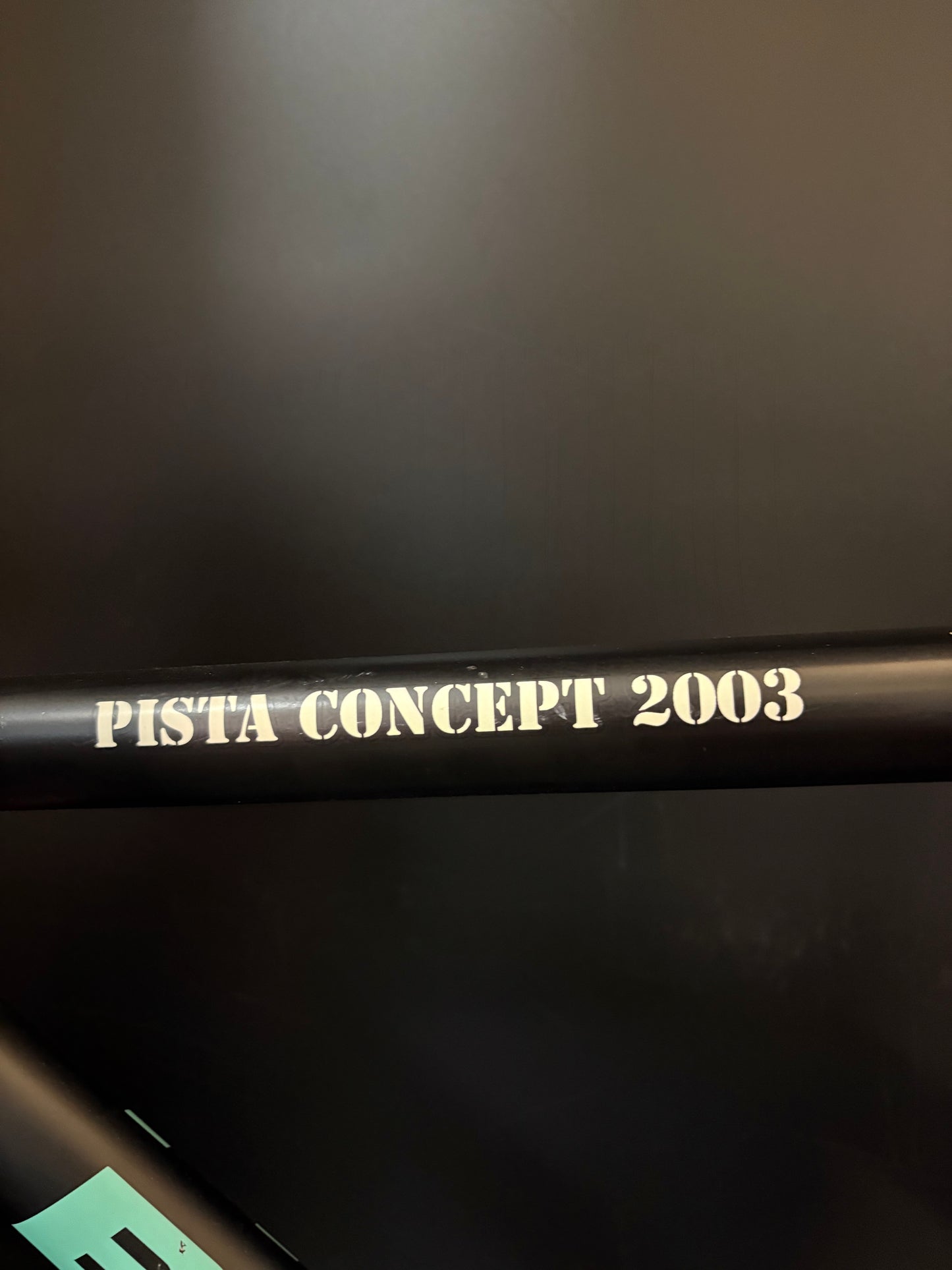 CRACKED Bianchi Pista Concept 2003 Frameset Black 55cm