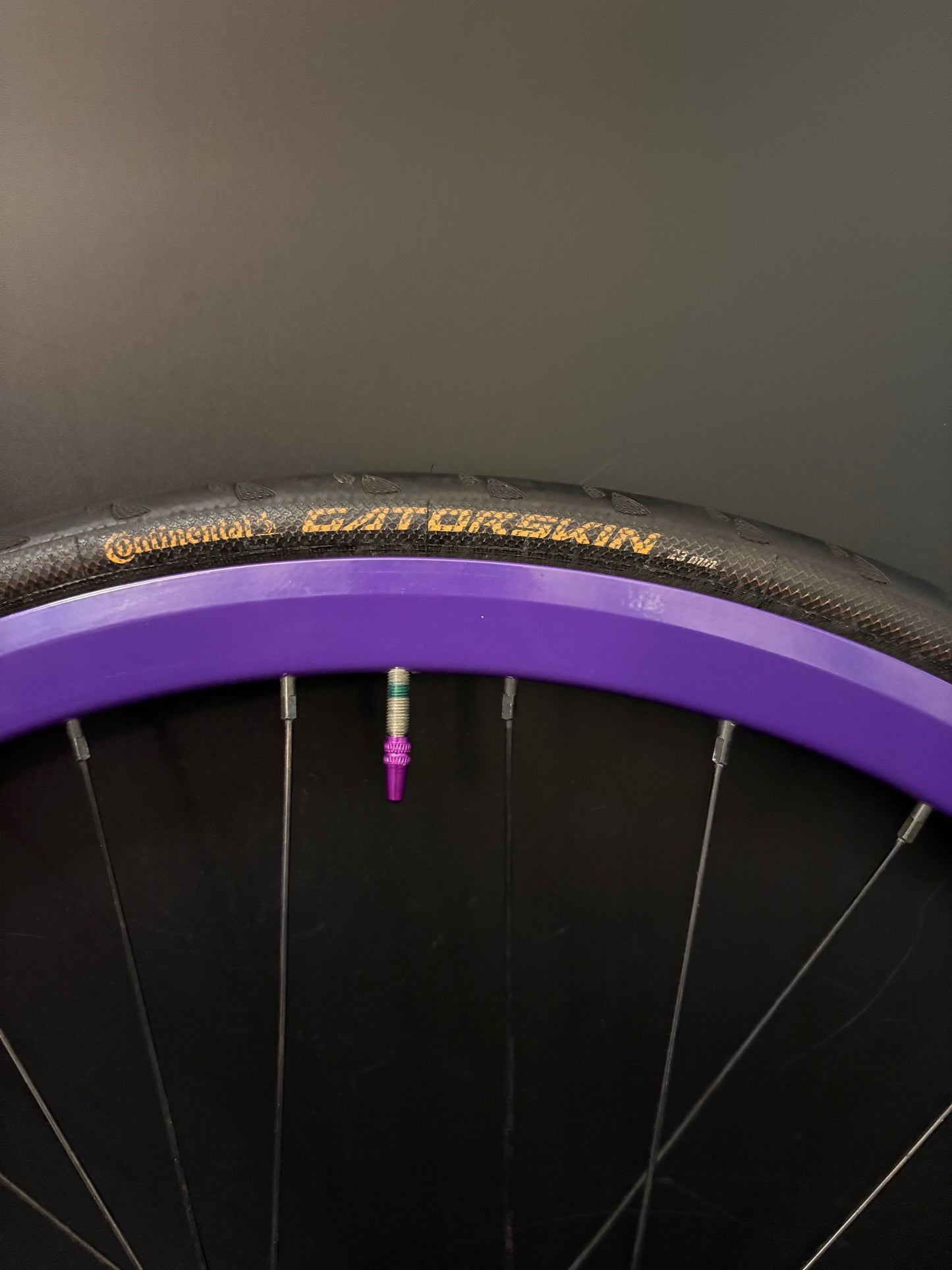 Velocity Deep V Purple / Origin 8 Wheelset 32h