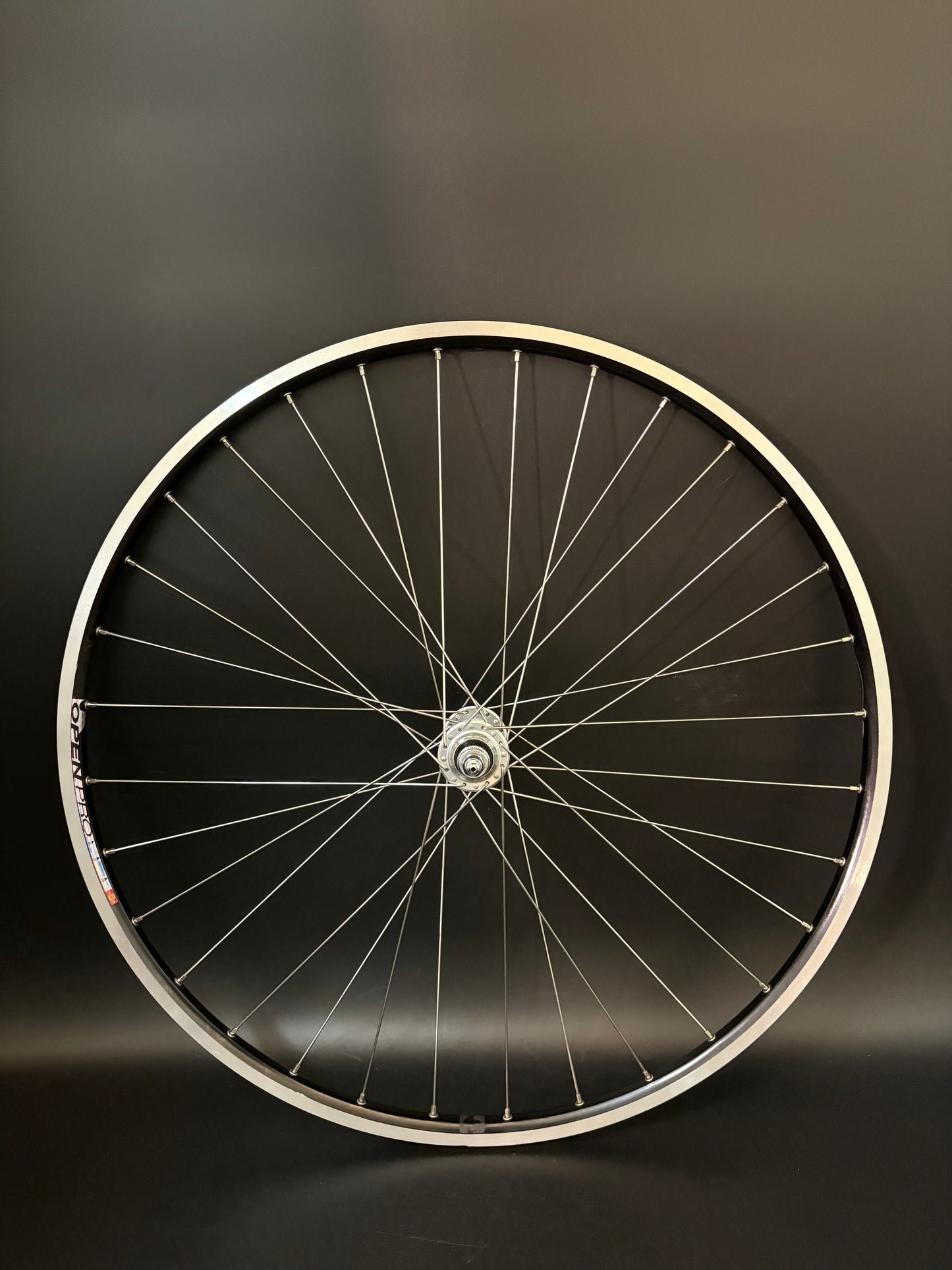 Mavic Open Pro Black Machined / Dura Ace 7710 Low Flange Wheelset 32h