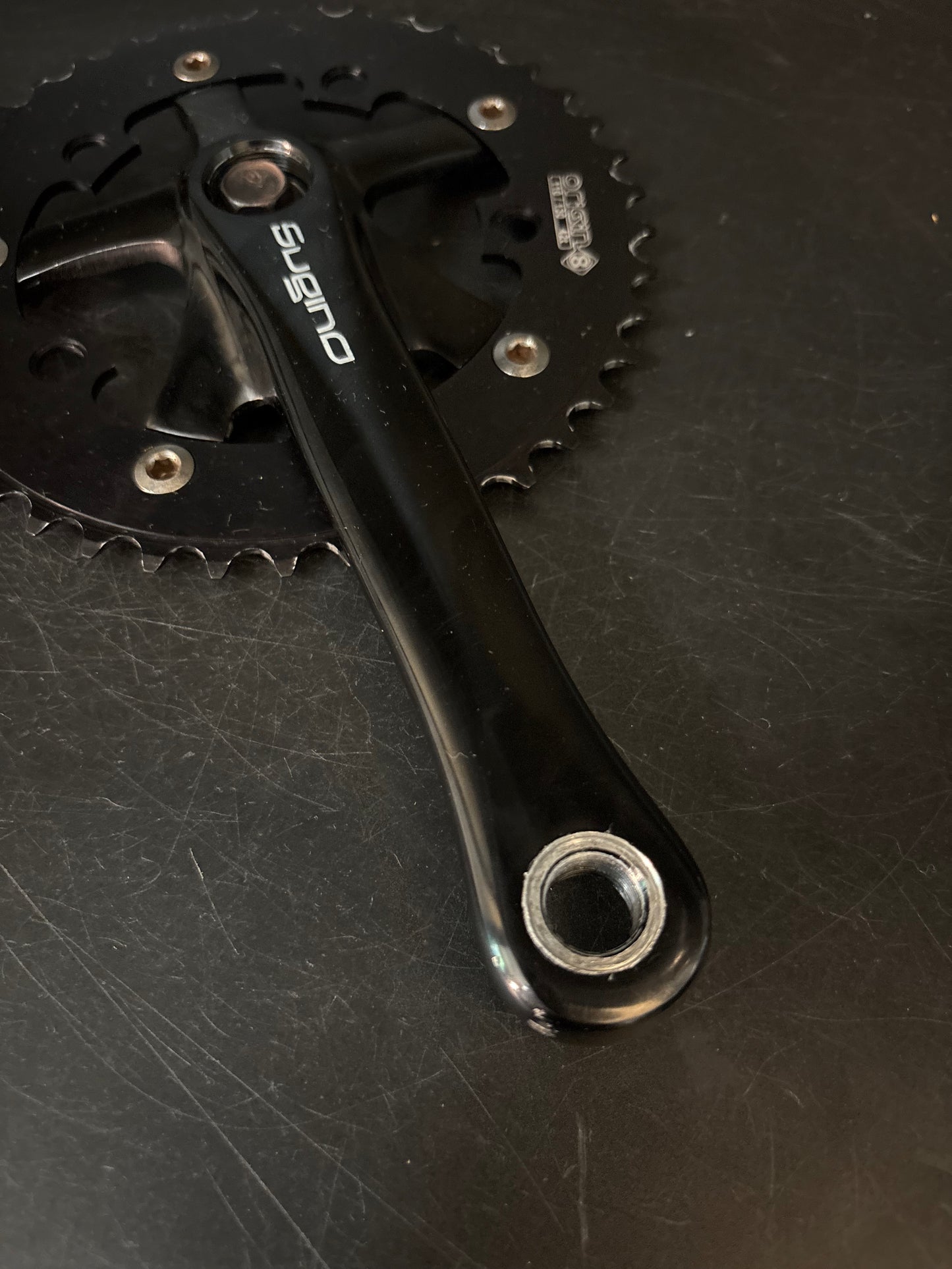 Sugino RD2 Crankset Black 165mm 42t 130bcd