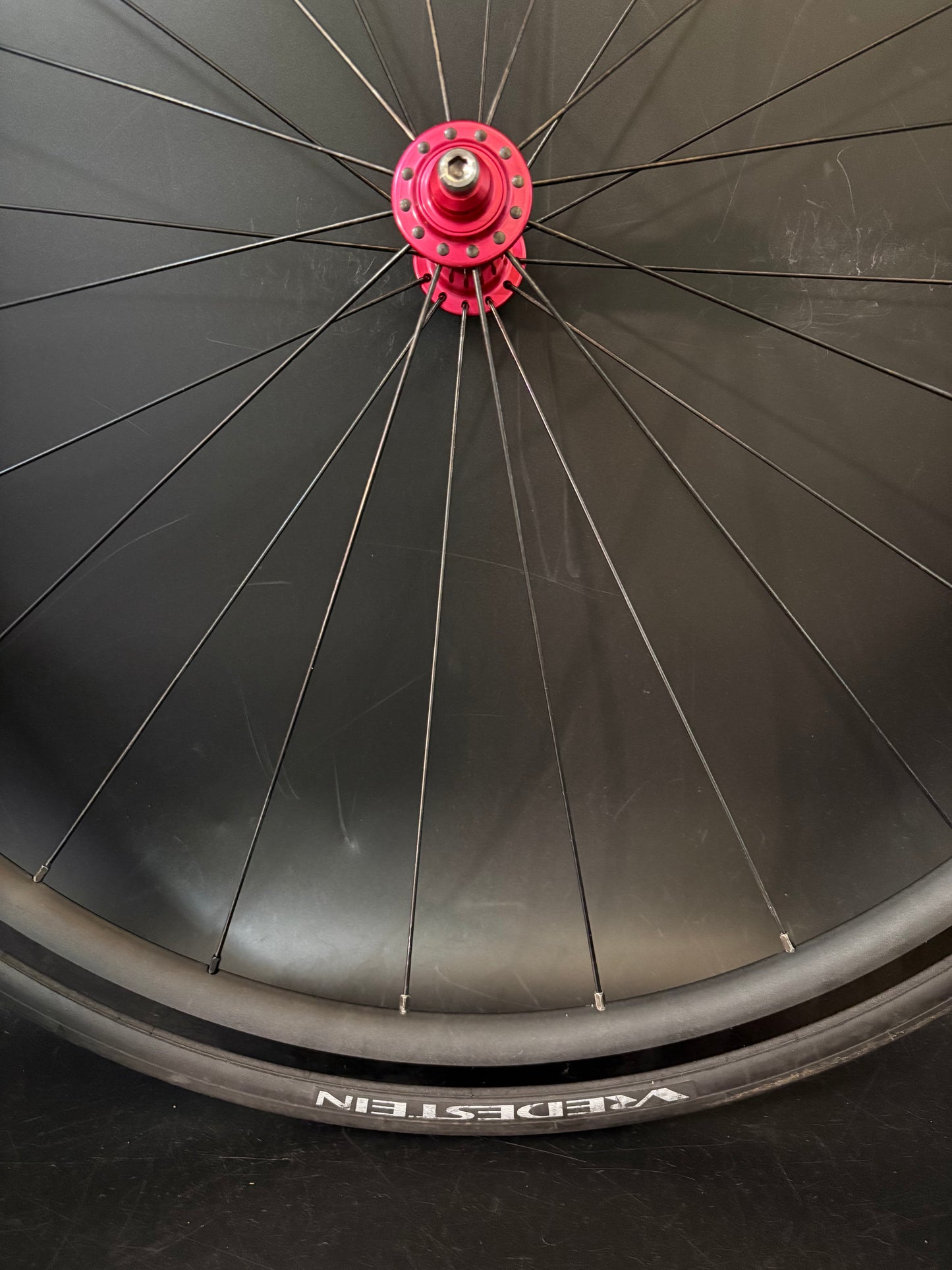 H Plus Son Archetype / Mack Superlight LF Wheelset Pink 24/28h