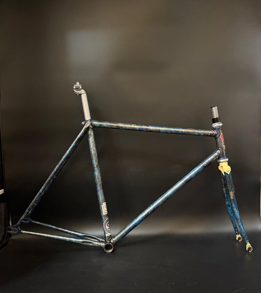 Unbranded Steel Frameset Custom Painted 53cm TT 54cm ST
