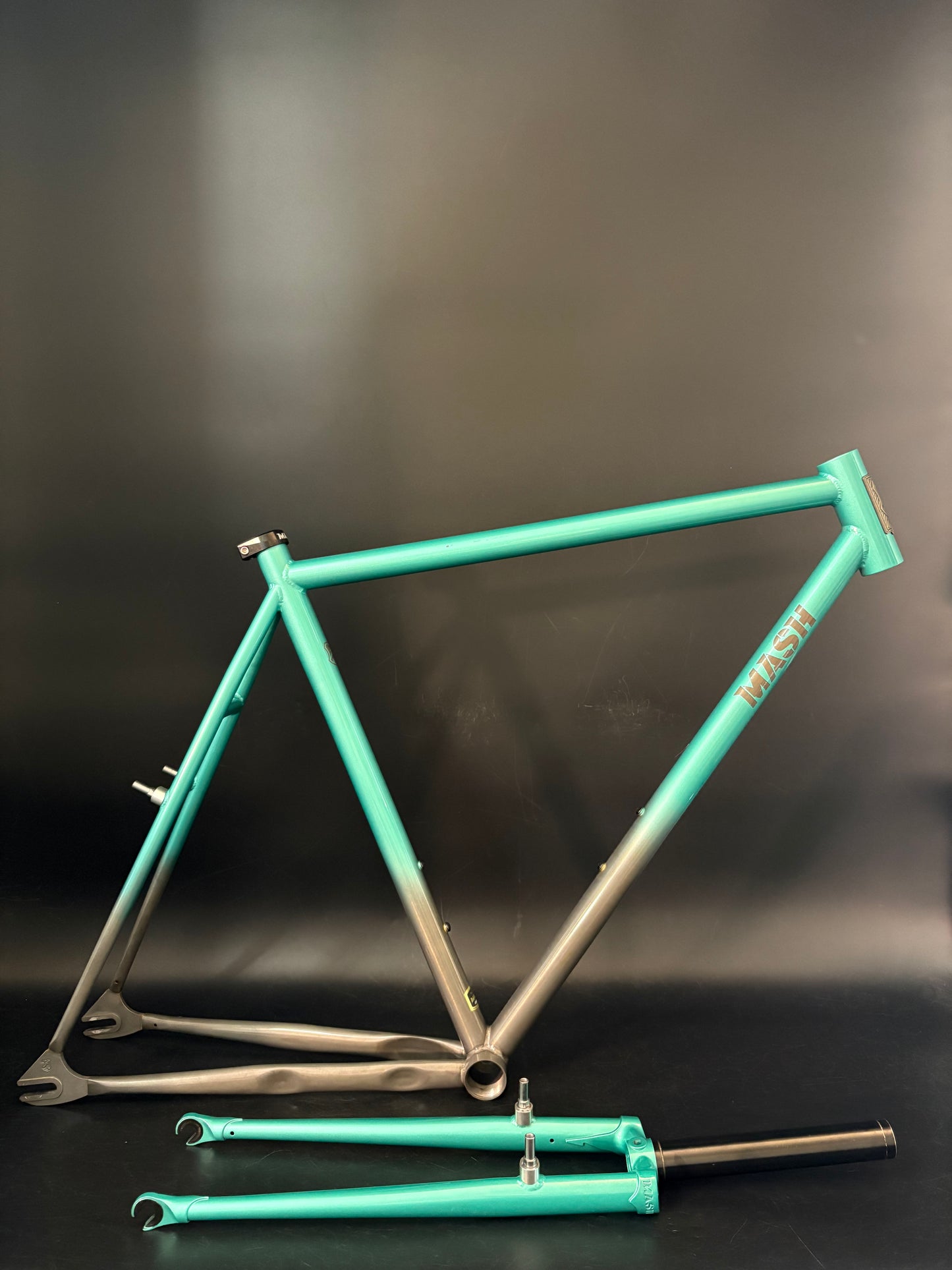 Mash Steel Frameset Teal/Raw 53cm
