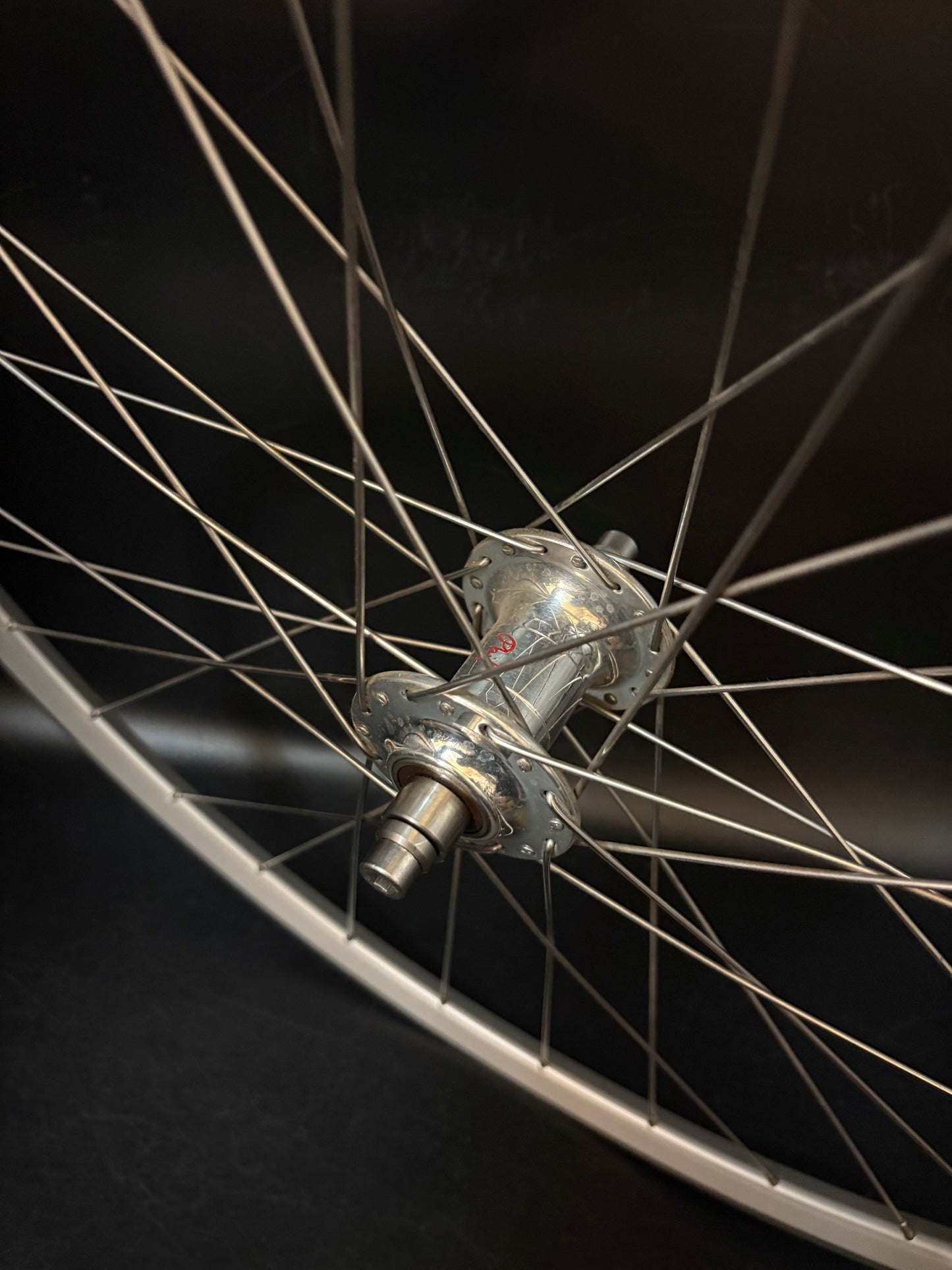 Velocity A23 Silver / Phil Wood Wheelset 32h