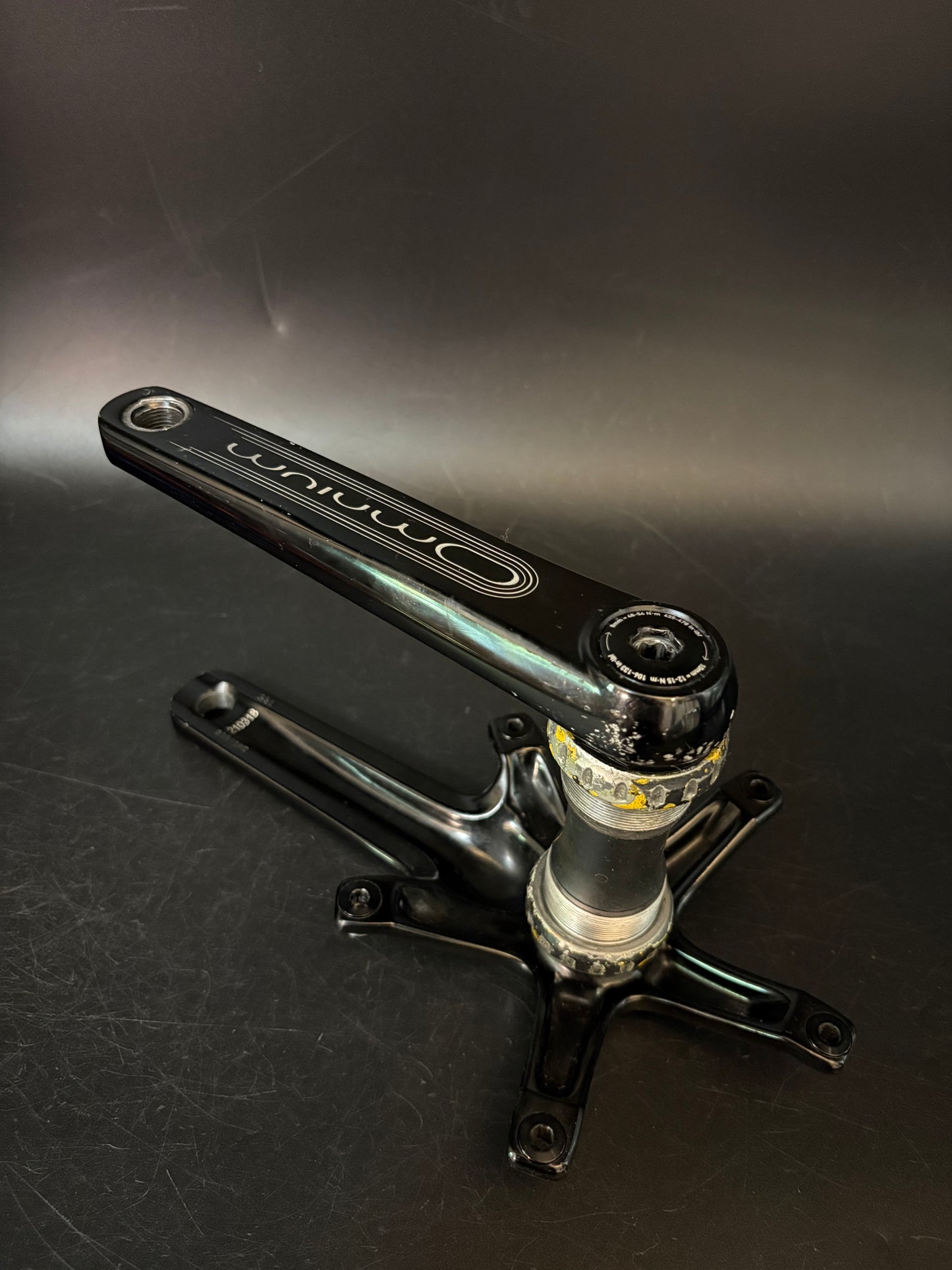 Sram Omnium Crankset Black 165mm
