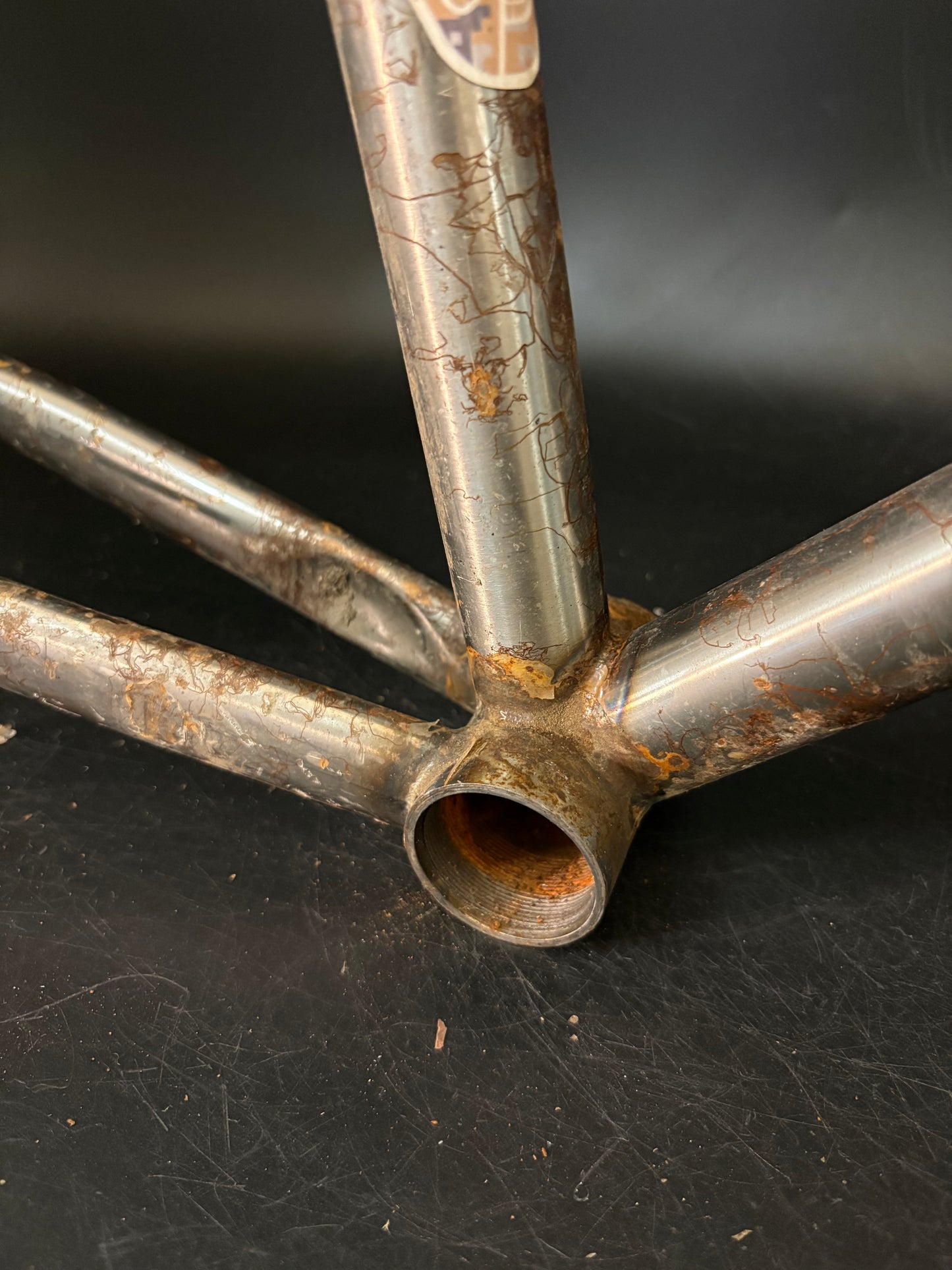 Chas’ Cinelli Mash Work Frameset Raw Prototype #2 55cm