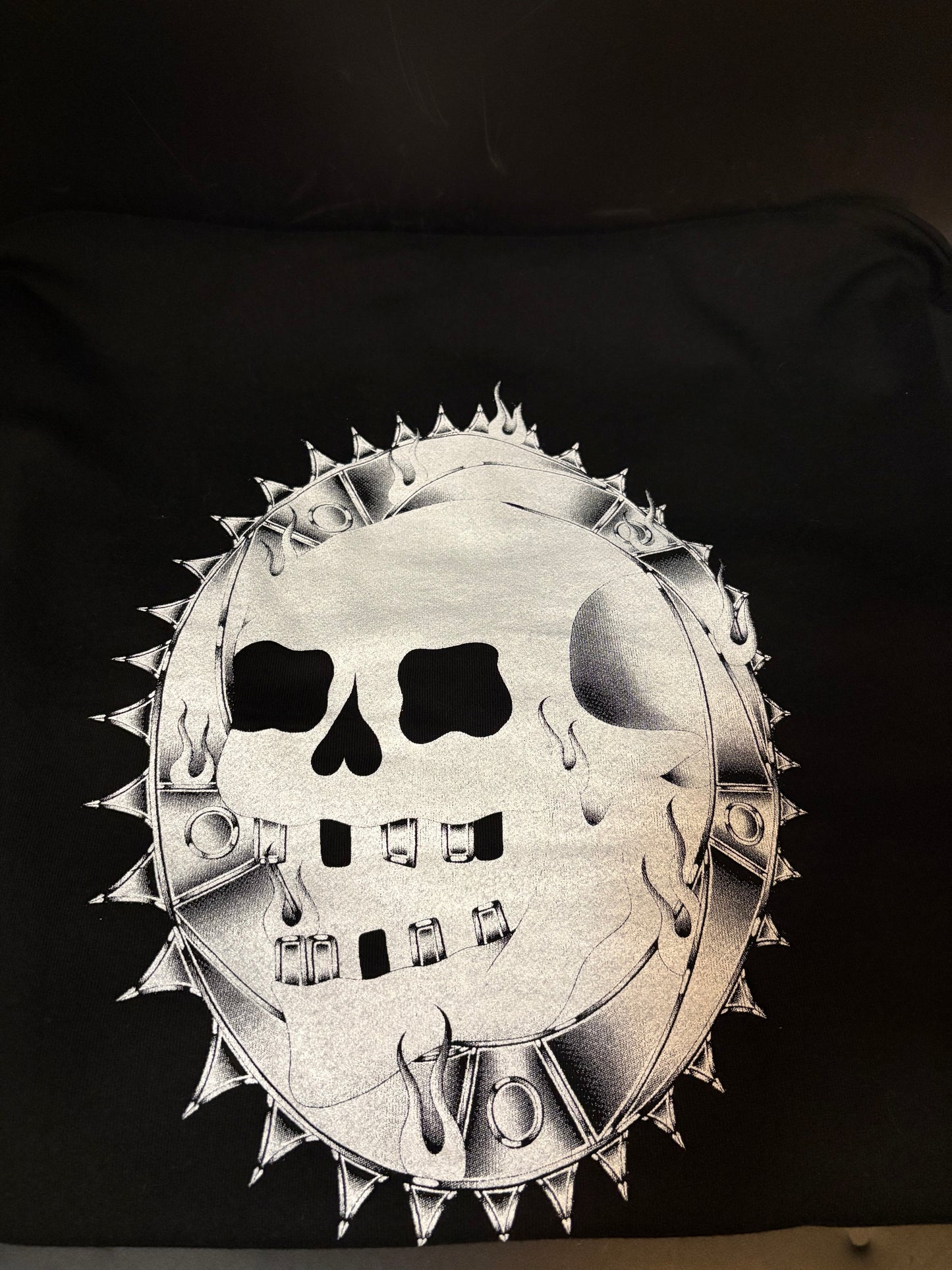 Track Lab Skull Logo Hoodie Black